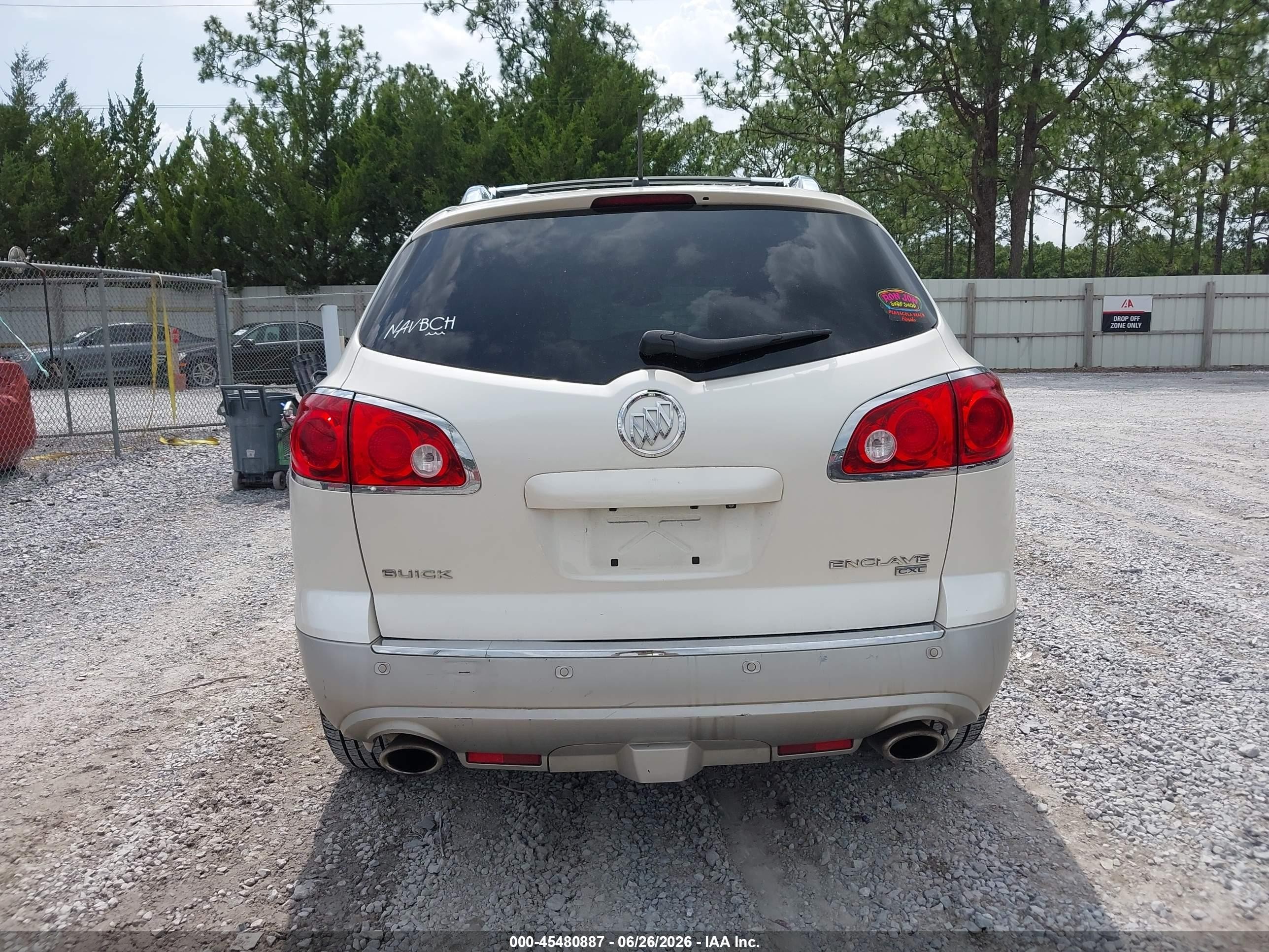 2012 Buick Enclave Premium White vin: 5GAKRDED2CJ364695