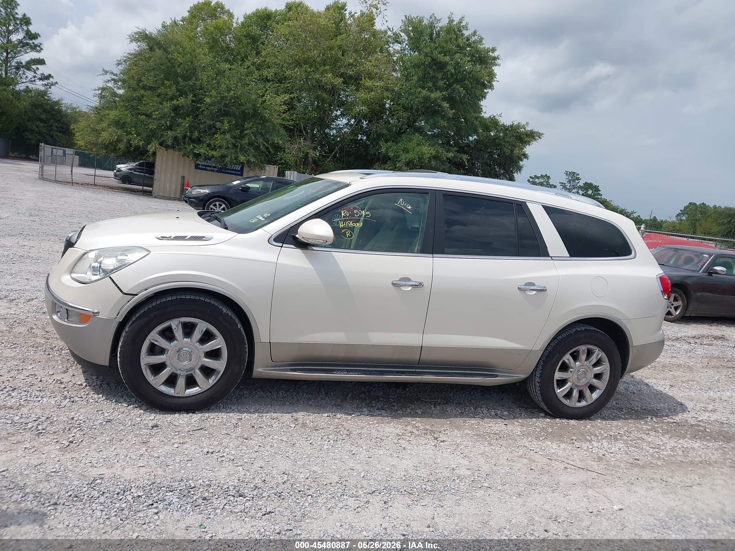2012 Buick Enclave Premium White vin: 5GAKRDED2CJ364695