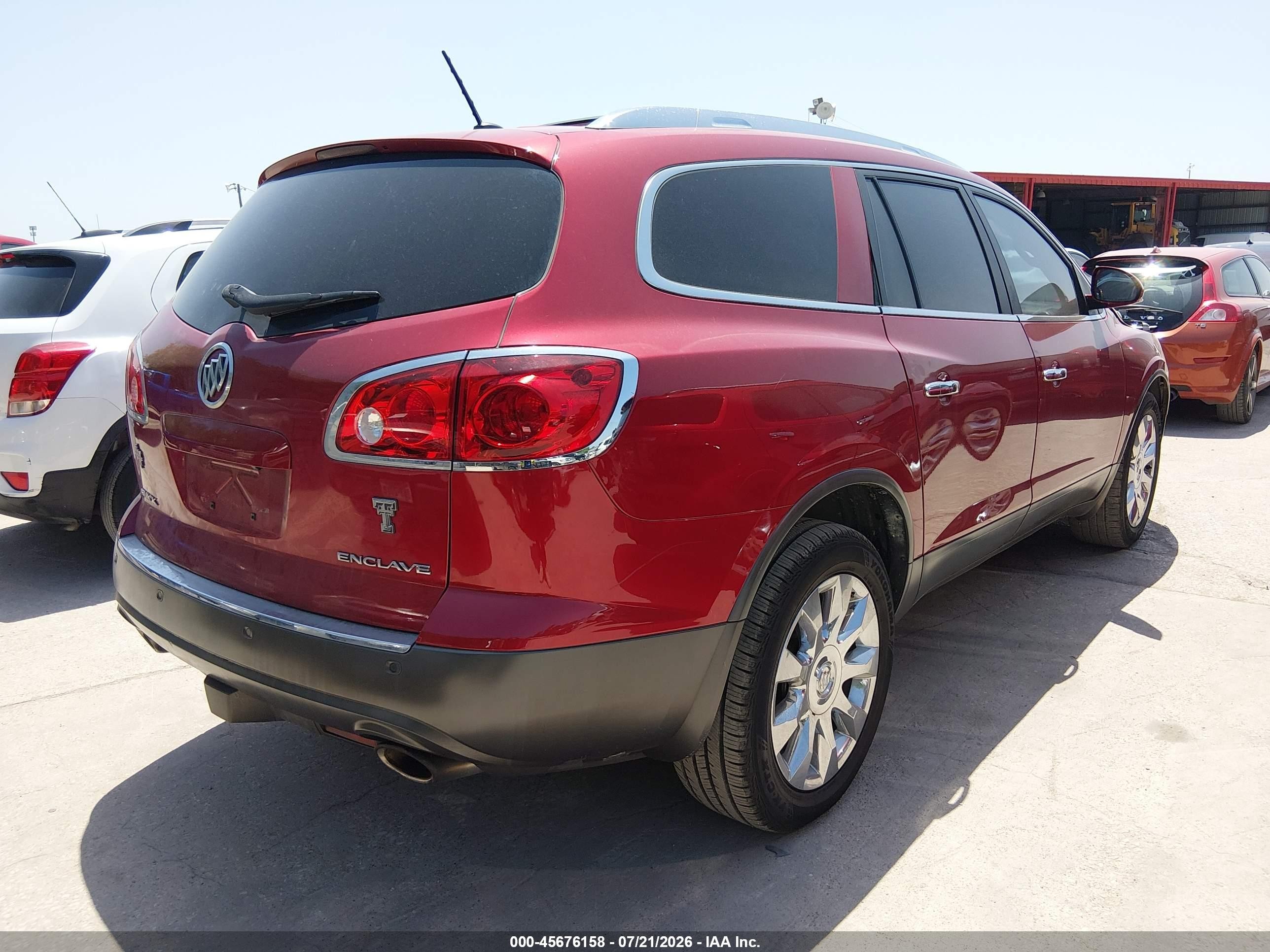 2012 Buick Enclave Premium Темно-бордовый vin: 5GAKRDED3CJ145650