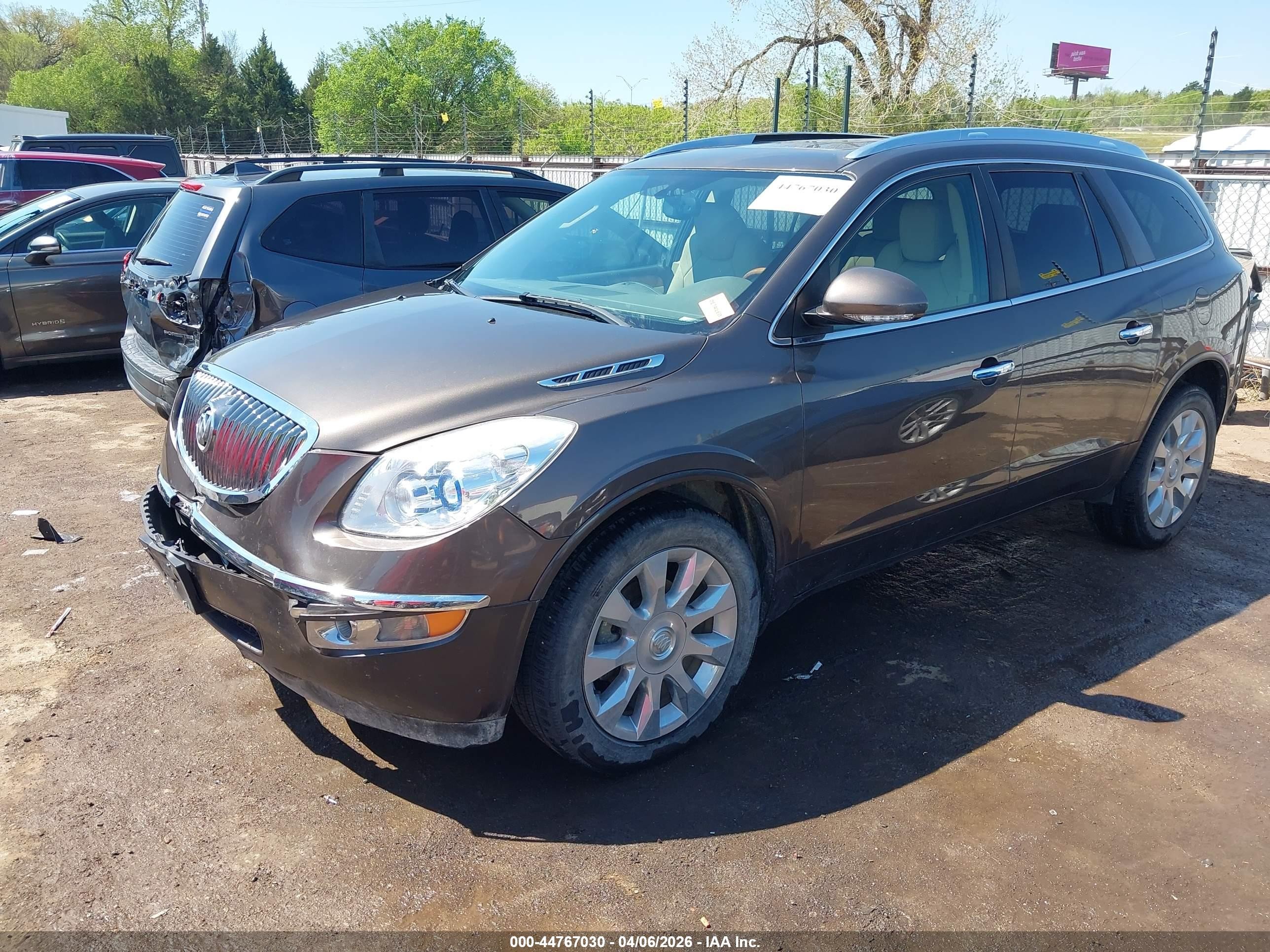 2012 Buick Enclave Premium Brown vin: 5GAKRDED3CJ219598