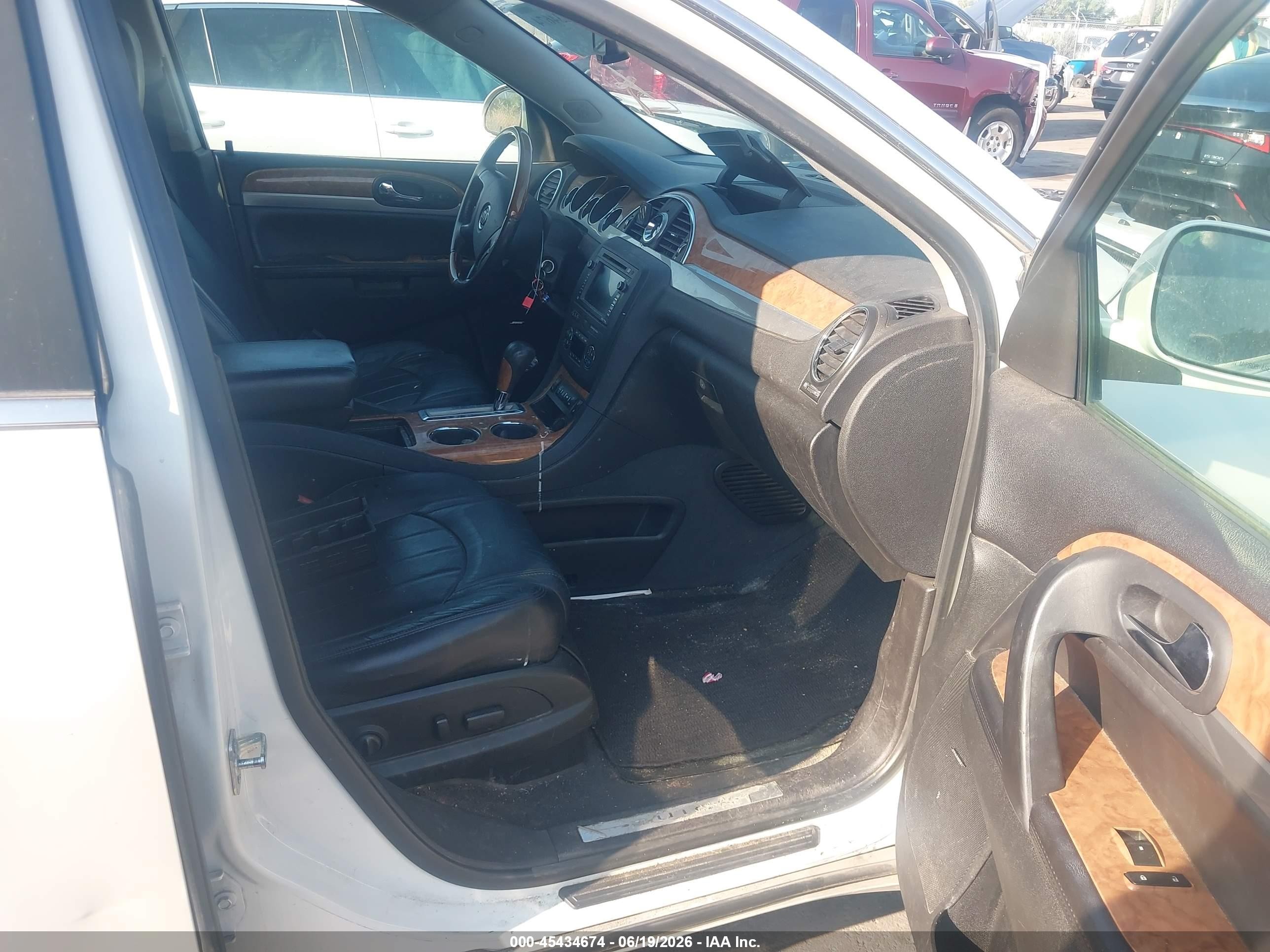 2012 Buick Enclave Premium White vin: 5GAKRDED4CJ256580