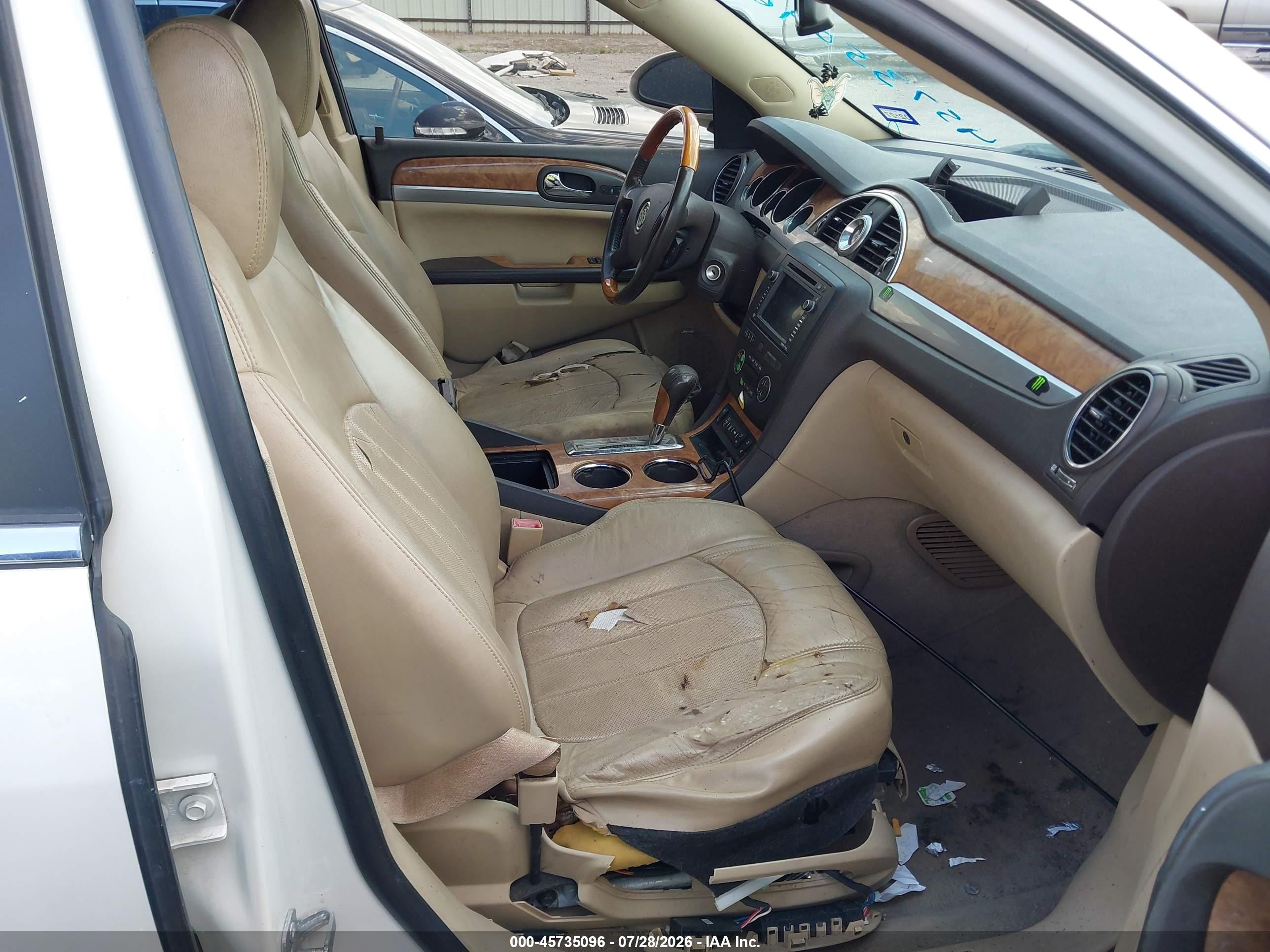 2012 Buick Enclave Premium Cream vin: 5GAKRDED6CJ327603
