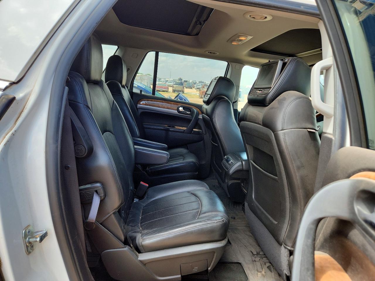 2012 Buick Enclave White vin: 5GAKRDED6CJ382777