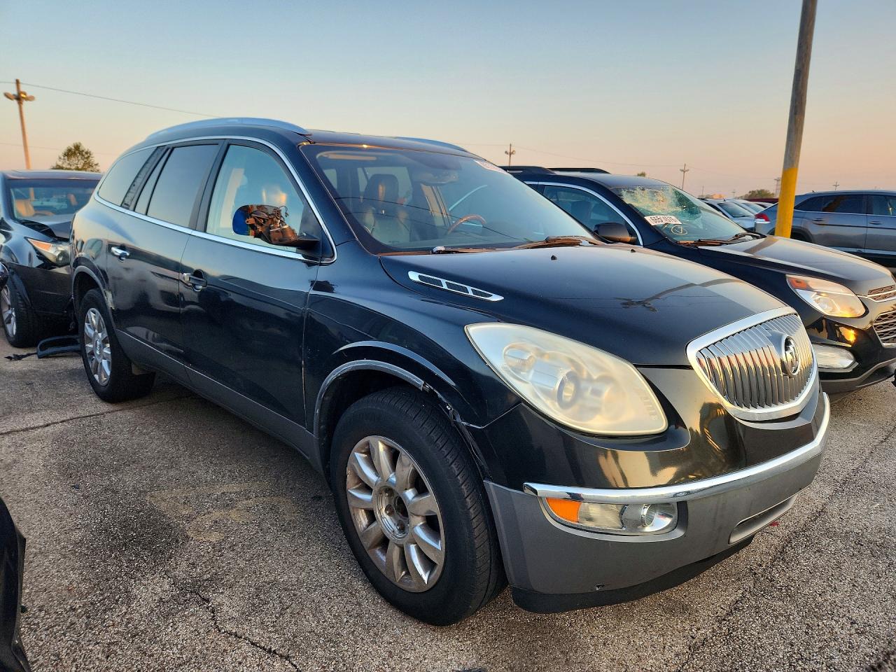2012 Buick Enclave Black vin: 5GAKRDED9CJ101071