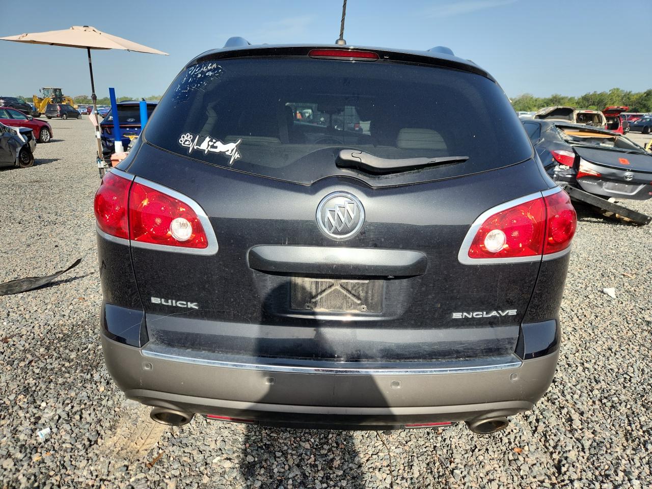 2012 Buick Enclave Black vin: 5GAKRDED9CJ125502