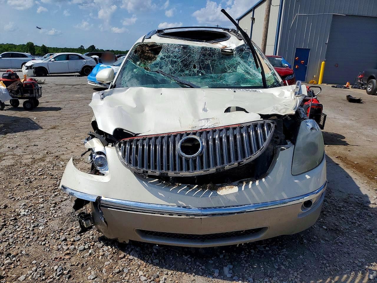 2012 Buick Enclave White vin: 5GAKRDED9CJ275271