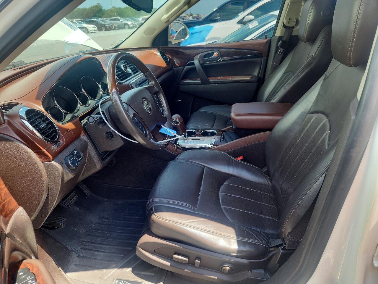 2013 Buick Enclave White vin: 5GAKRDKD2DJ267650