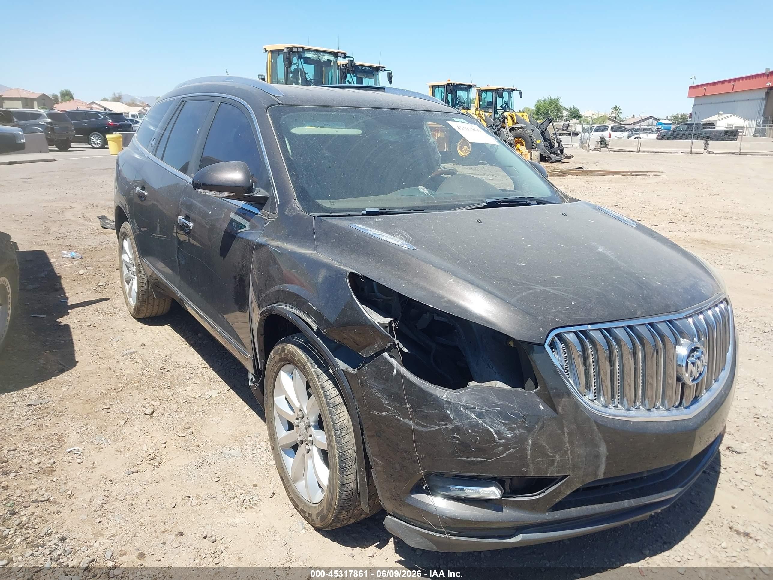 2013 Buick Enclave Premium Черный vin: 5GAKRDKD5DJ164416