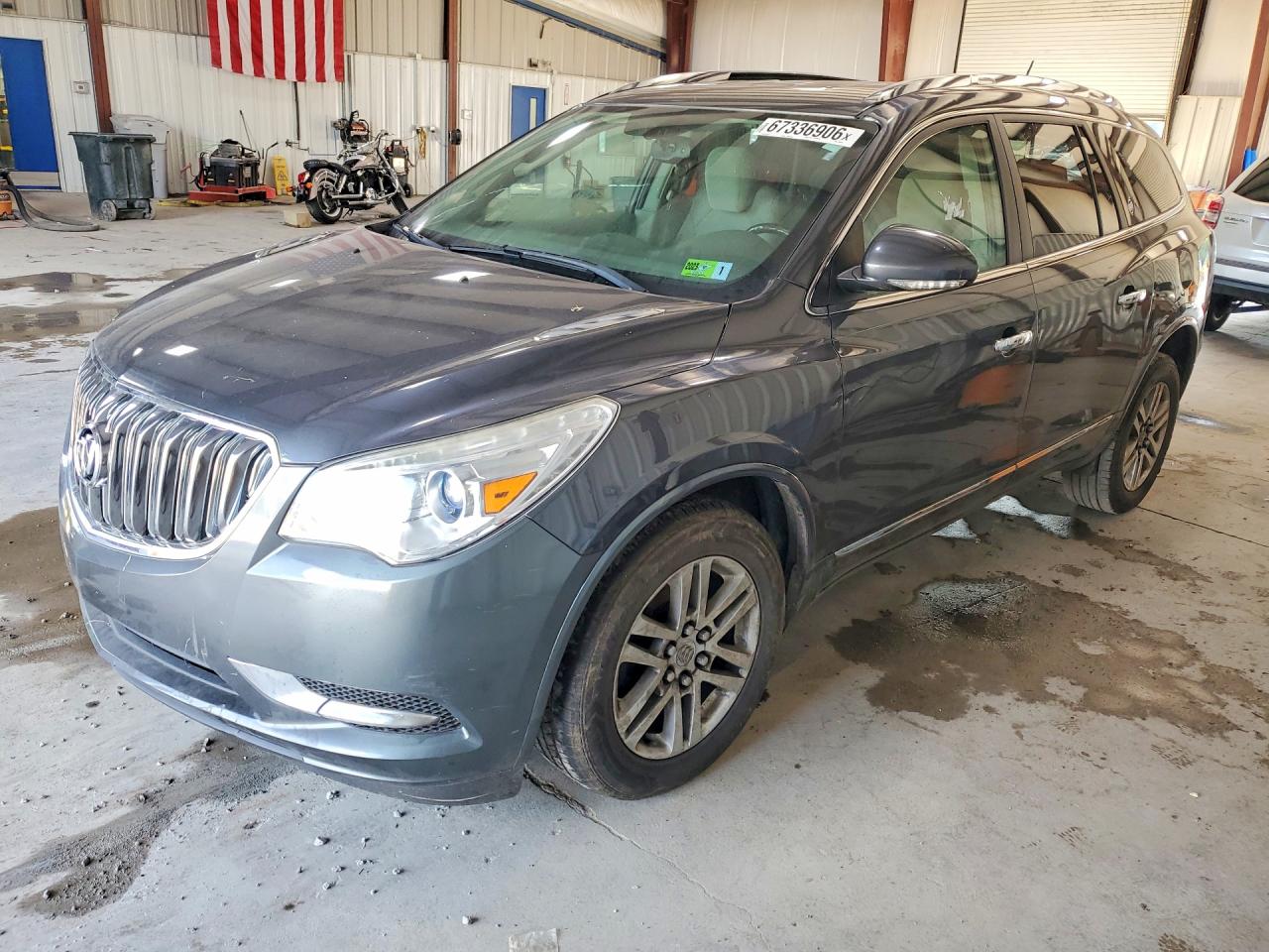 2014 Buick Enclave Gray vin: 5GAKVAKD4EJ125635