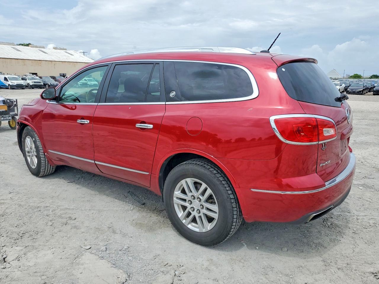 2014 Buick Enclave Red vin: 5GAKVAKD6EJ229219