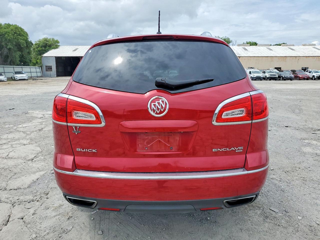 2014 Buick Enclave Red vin: 5GAKVAKD6EJ229219