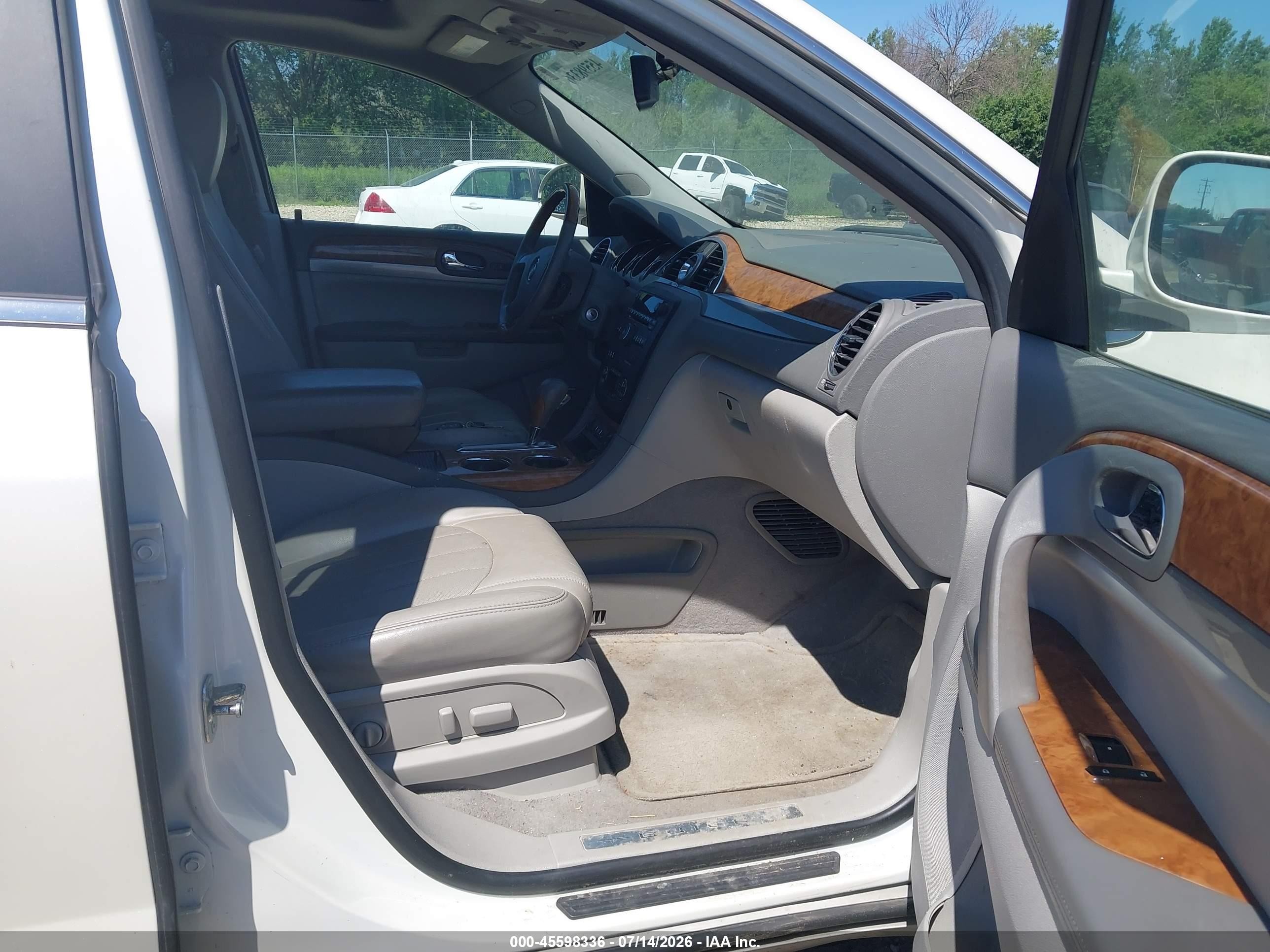 2011 Buick Enclave 1xl White vin: 5GAKVBED0BJ269941
