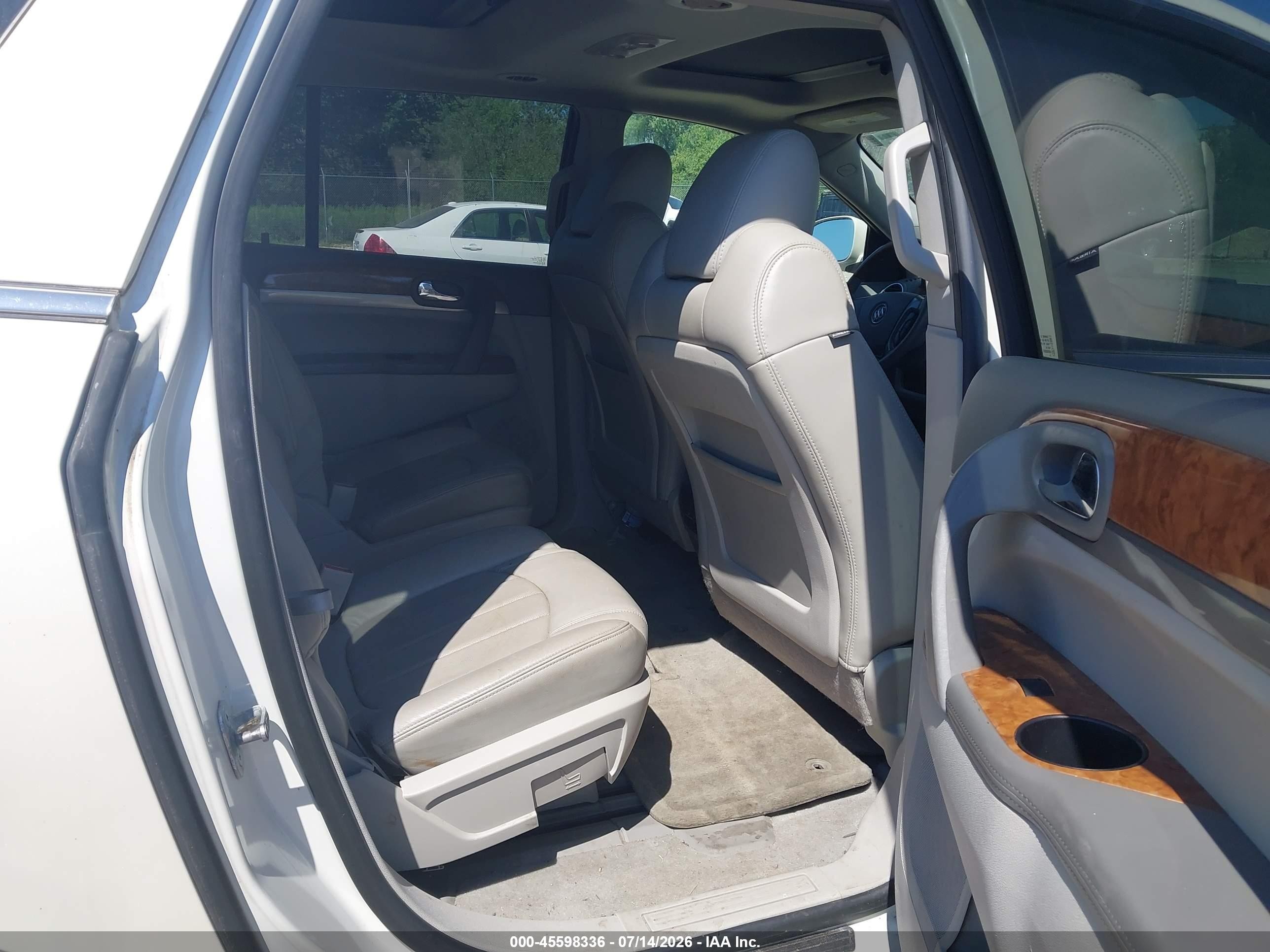 2011 Buick Enclave 1xl White vin: 5GAKVBED0BJ269941