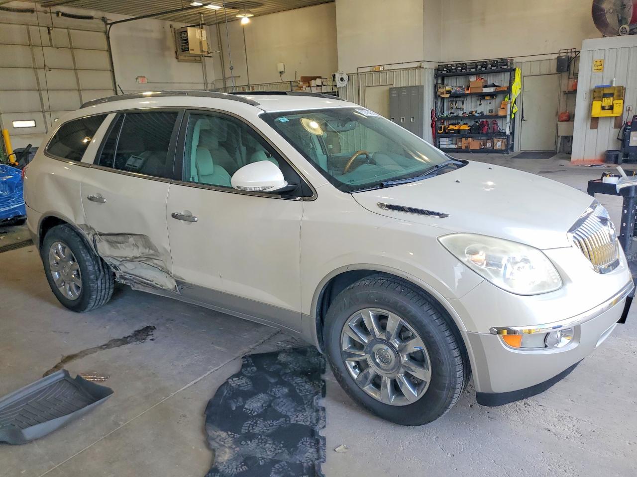 2011 Buick Enclave Cxl White vin: 5GAKVBED2BJ385089