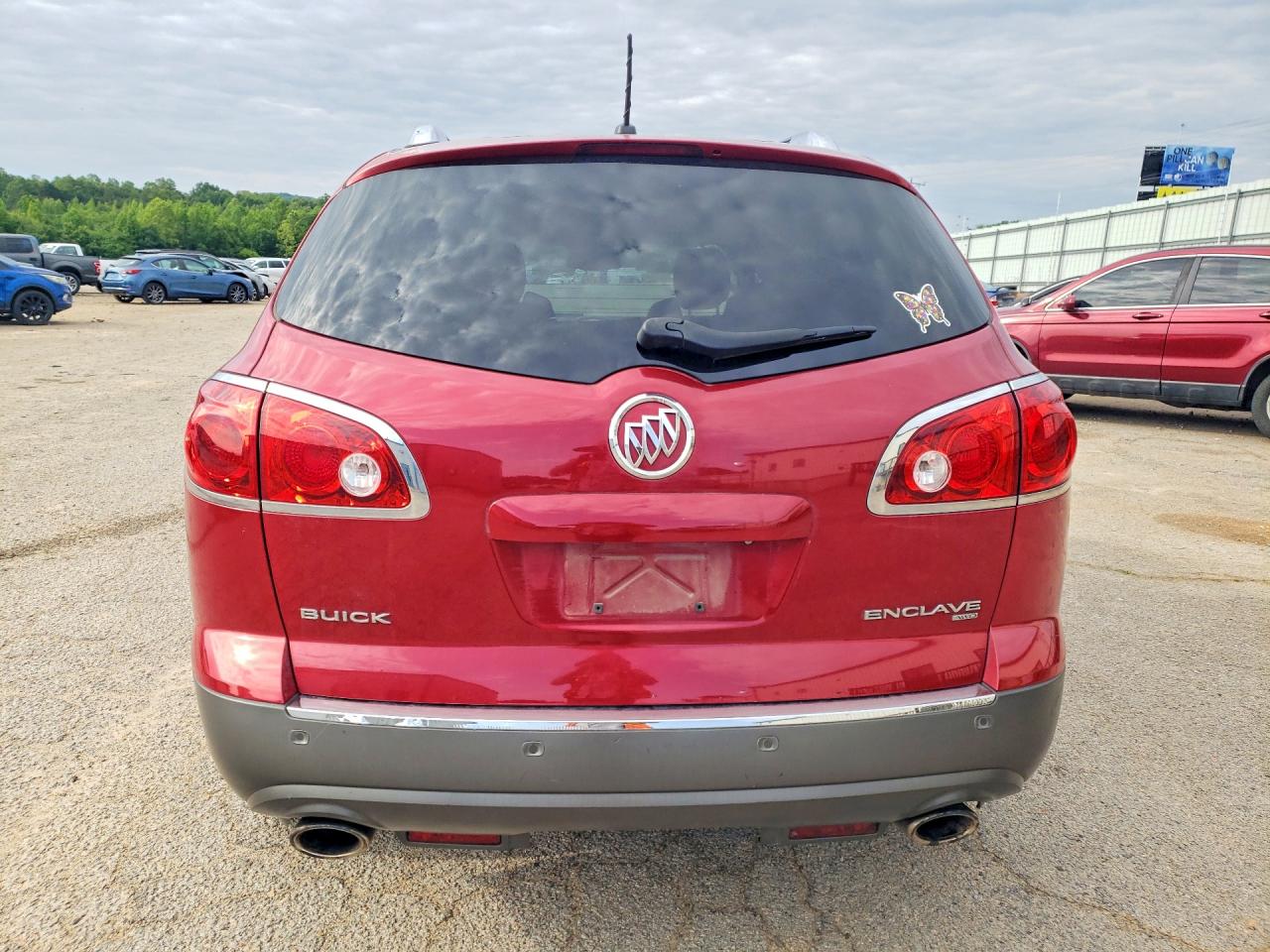 2012 Buick Enclave Red vin: 5GAKVBED2CJ222315