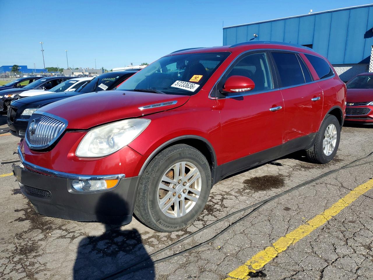 2012 Buick Enclave Red vin: 5GAKVBED2CJ327646