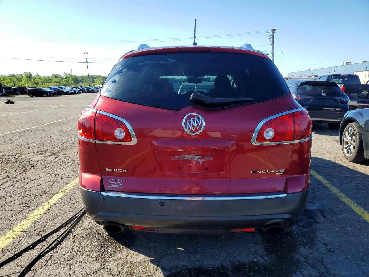 2012 Buick Enclave Red vin: 5GAKVBED2CJ327646