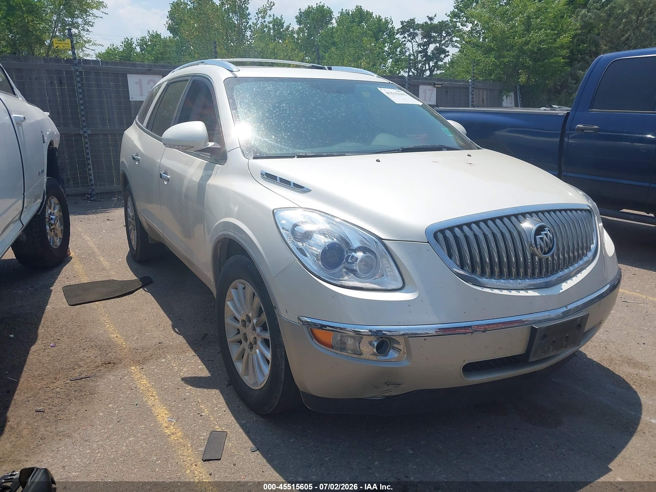 2011 Buick Enclave 1xl Белый vin: 5GAKVBED3BJ383514