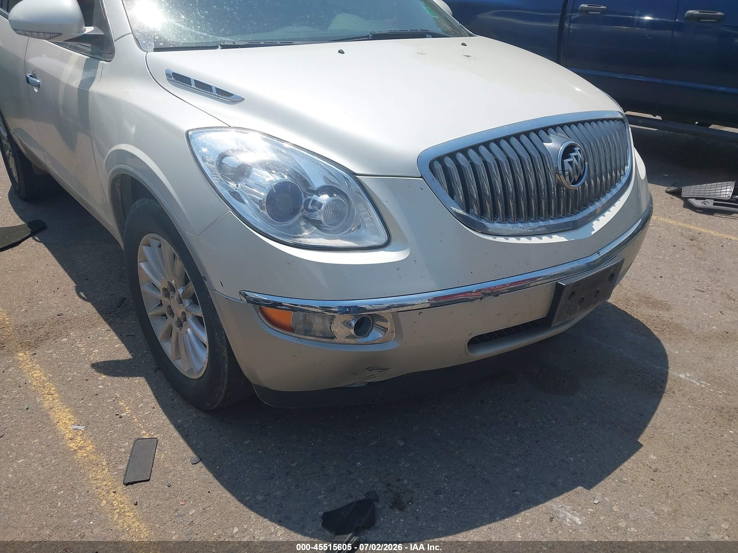2011 Buick Enclave 1xl White vin: 5GAKVBED3BJ383514