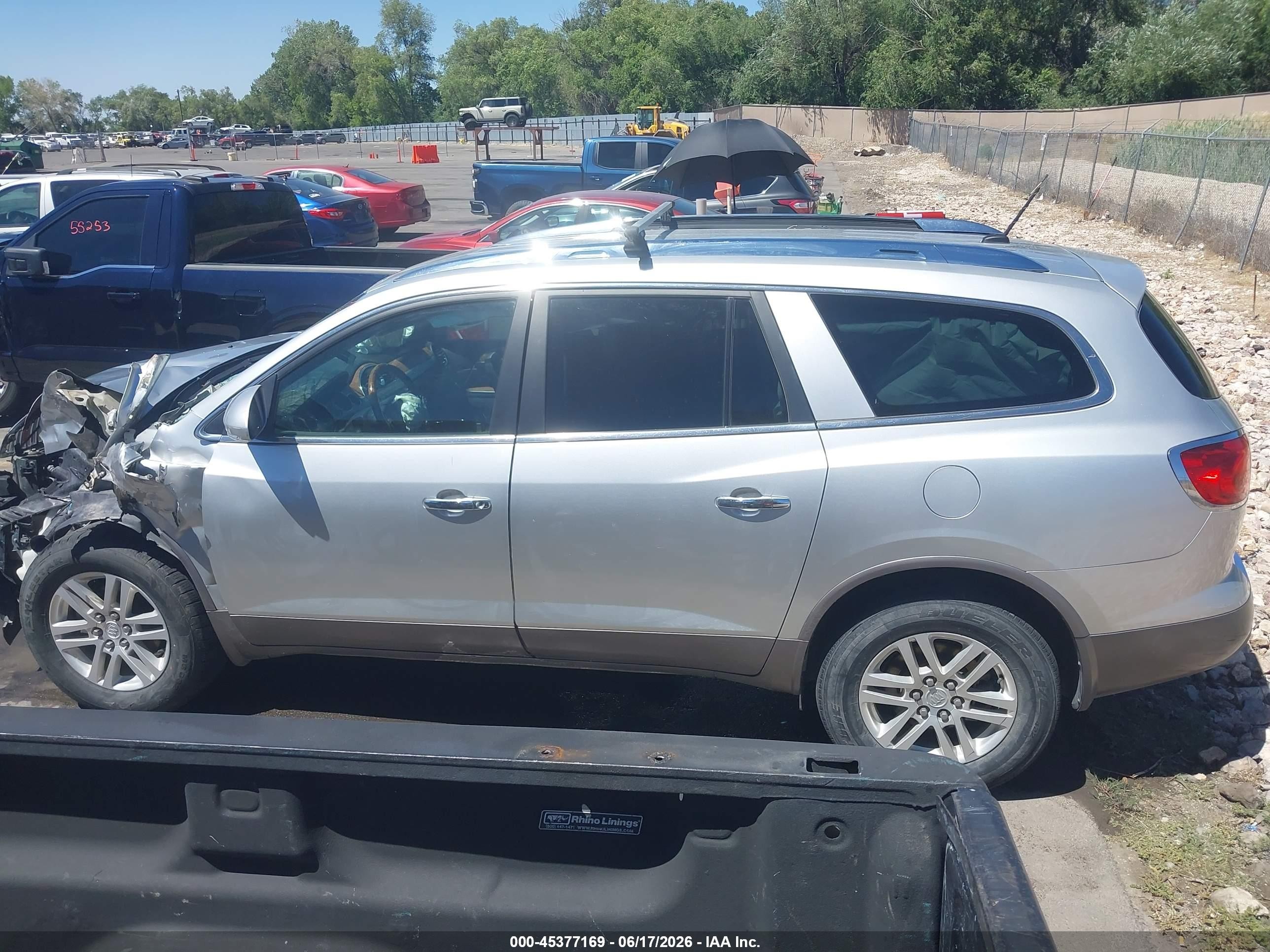 2012 Buick Enclave Convenience Silver vin: 5GAKVBED3CJ320074