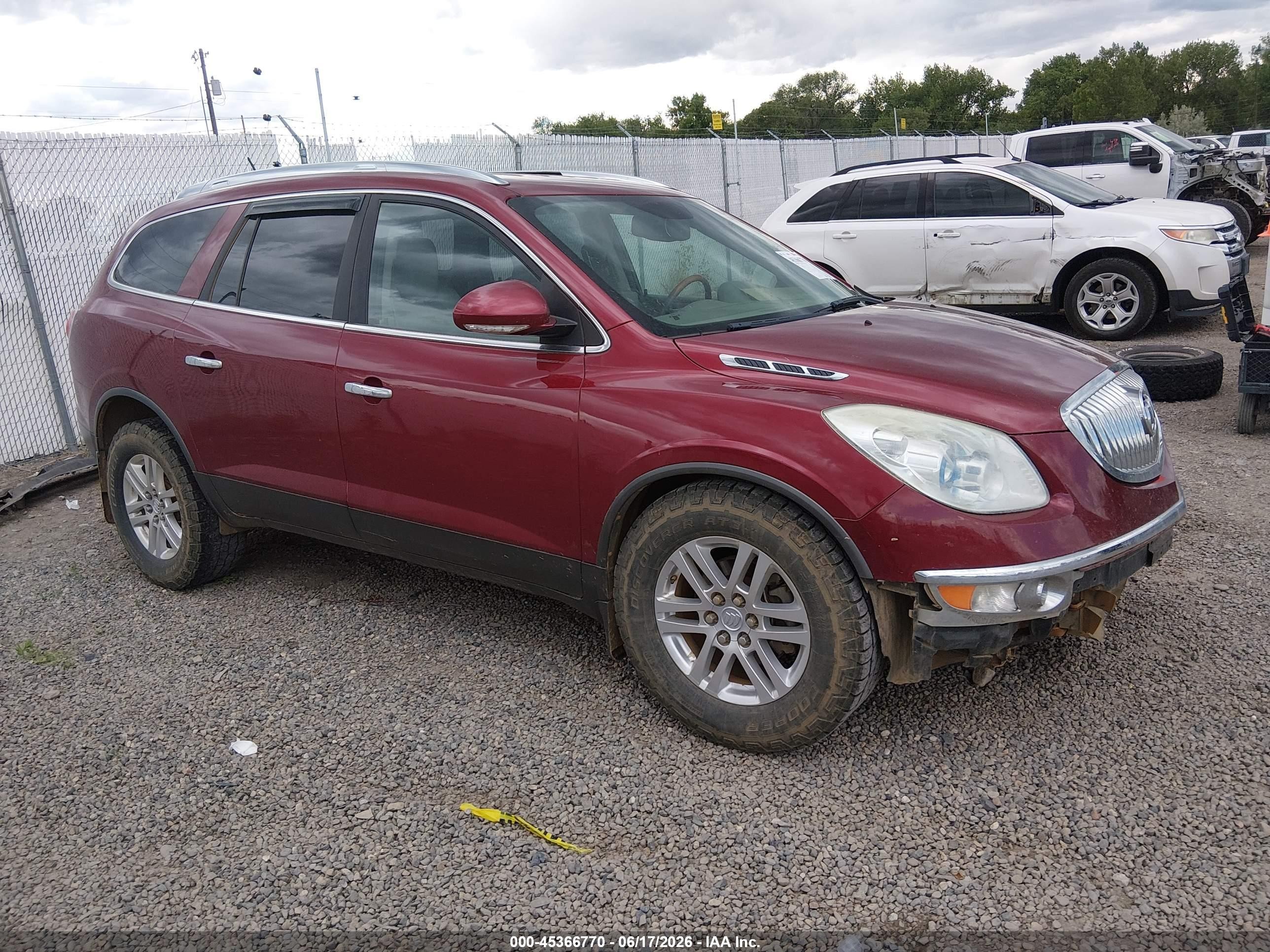 2011 Buick Enclave 1xl Red vin: 5GAKVBED4BJ114177