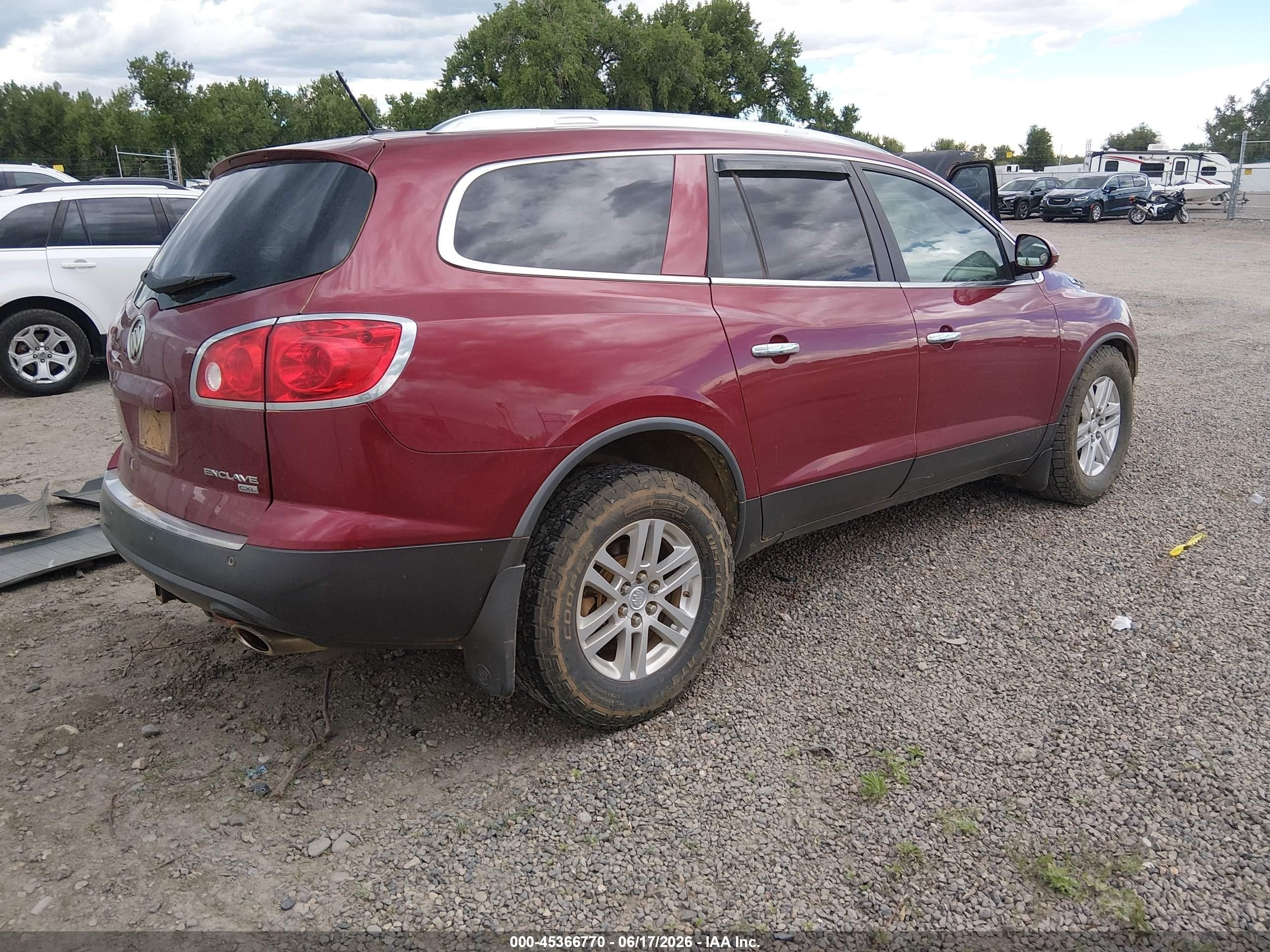 2011 Buick Enclave 1xl Red vin: 5GAKVBED4BJ114177