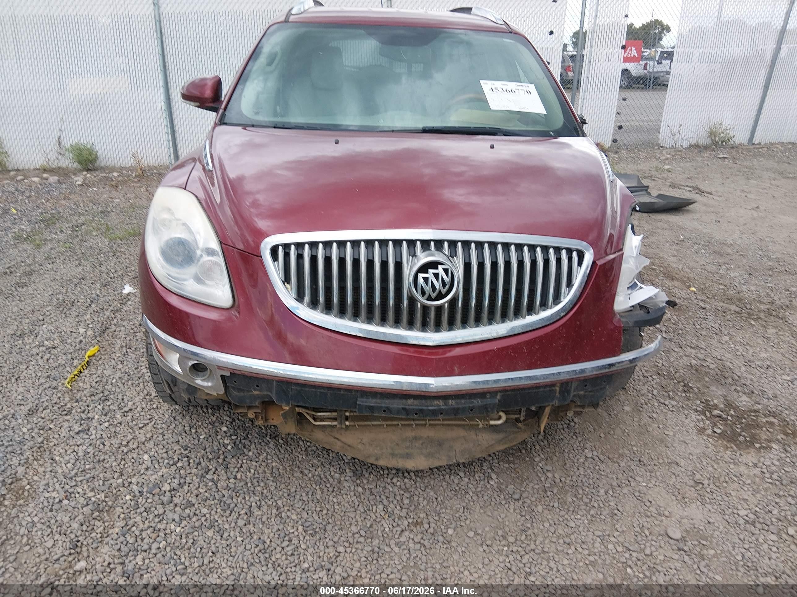 2011 Buick Enclave 1xl Red vin: 5GAKVBED4BJ114177