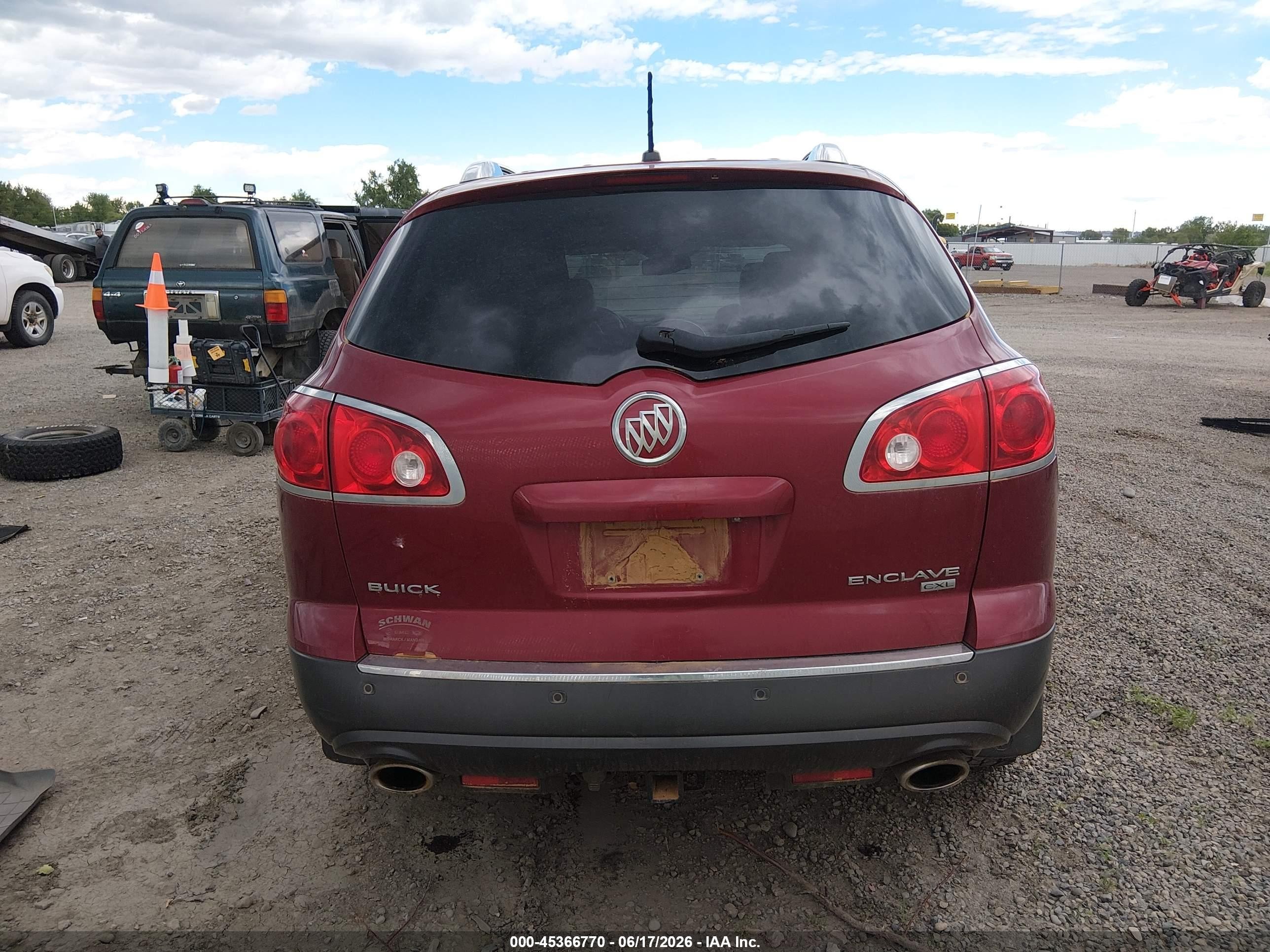 2011 Buick Enclave 1xl Red vin: 5GAKVBED4BJ114177