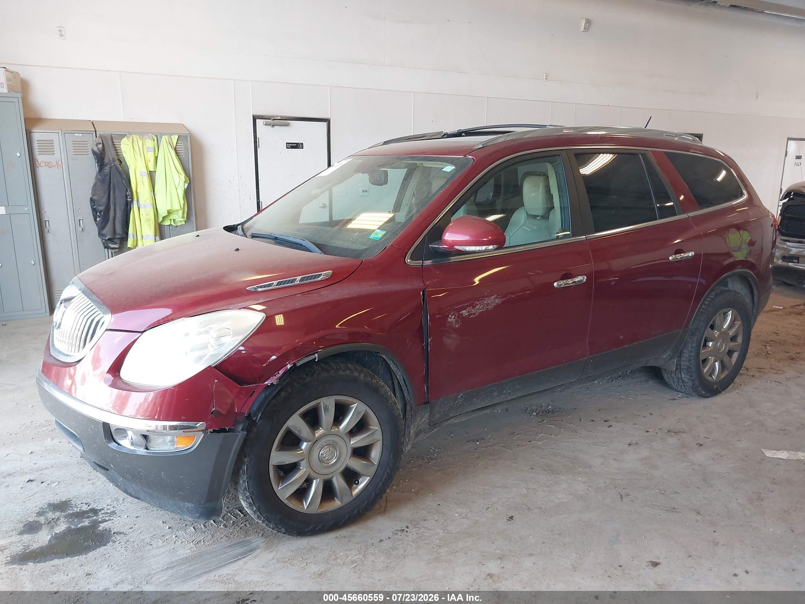 2011 Buick Enclave 1xl Burgundy vin: 5GAKVBED4BJ266430