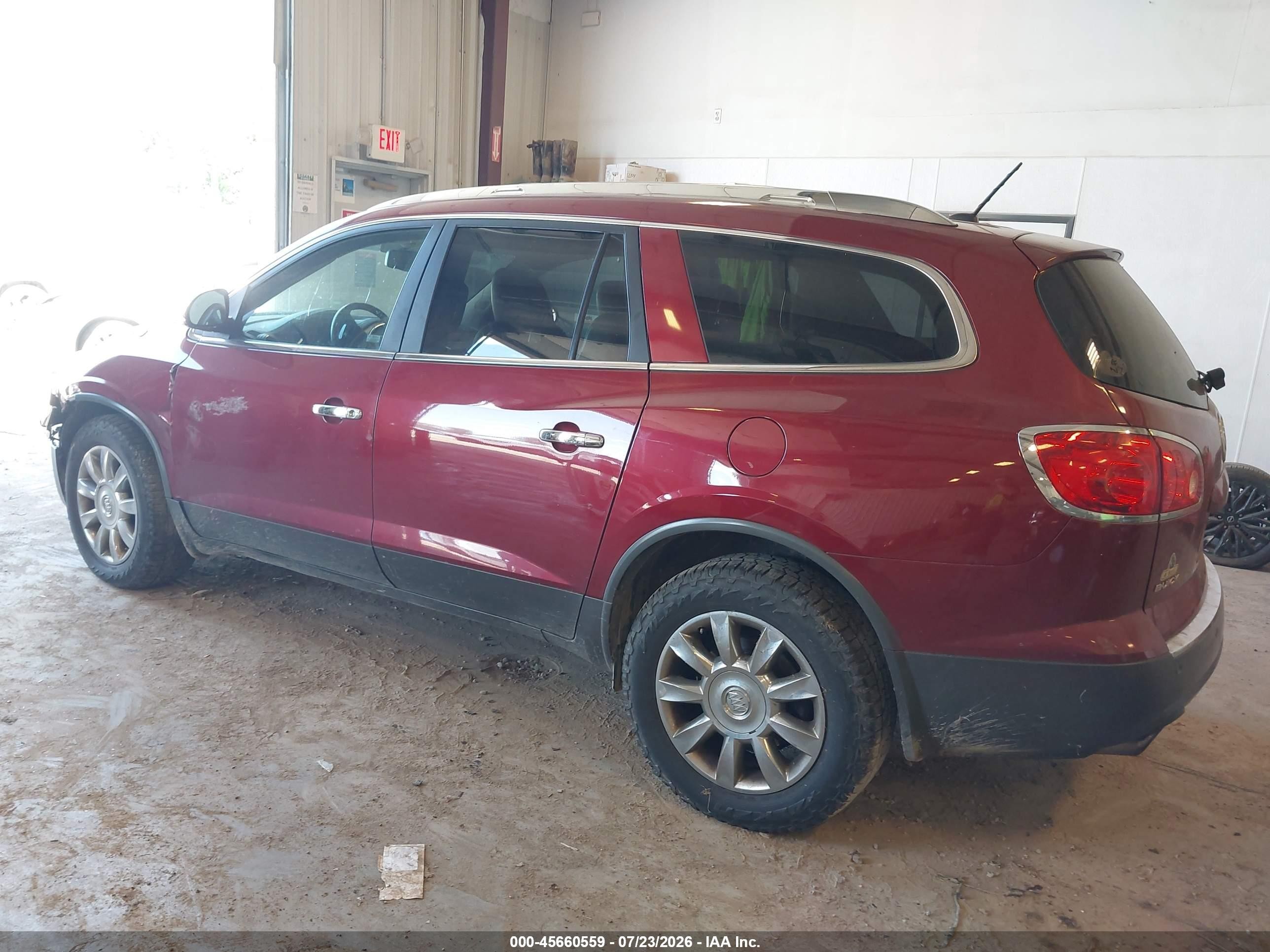 2011 Buick Enclave 1xl Burgundy vin: 5GAKVBED4BJ266430