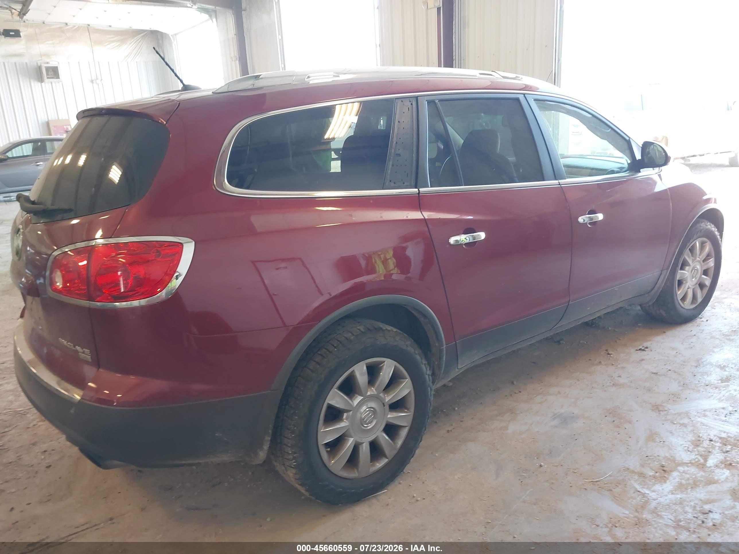 2011 Buick Enclave 1xl Burgundy vin: 5GAKVBED4BJ266430