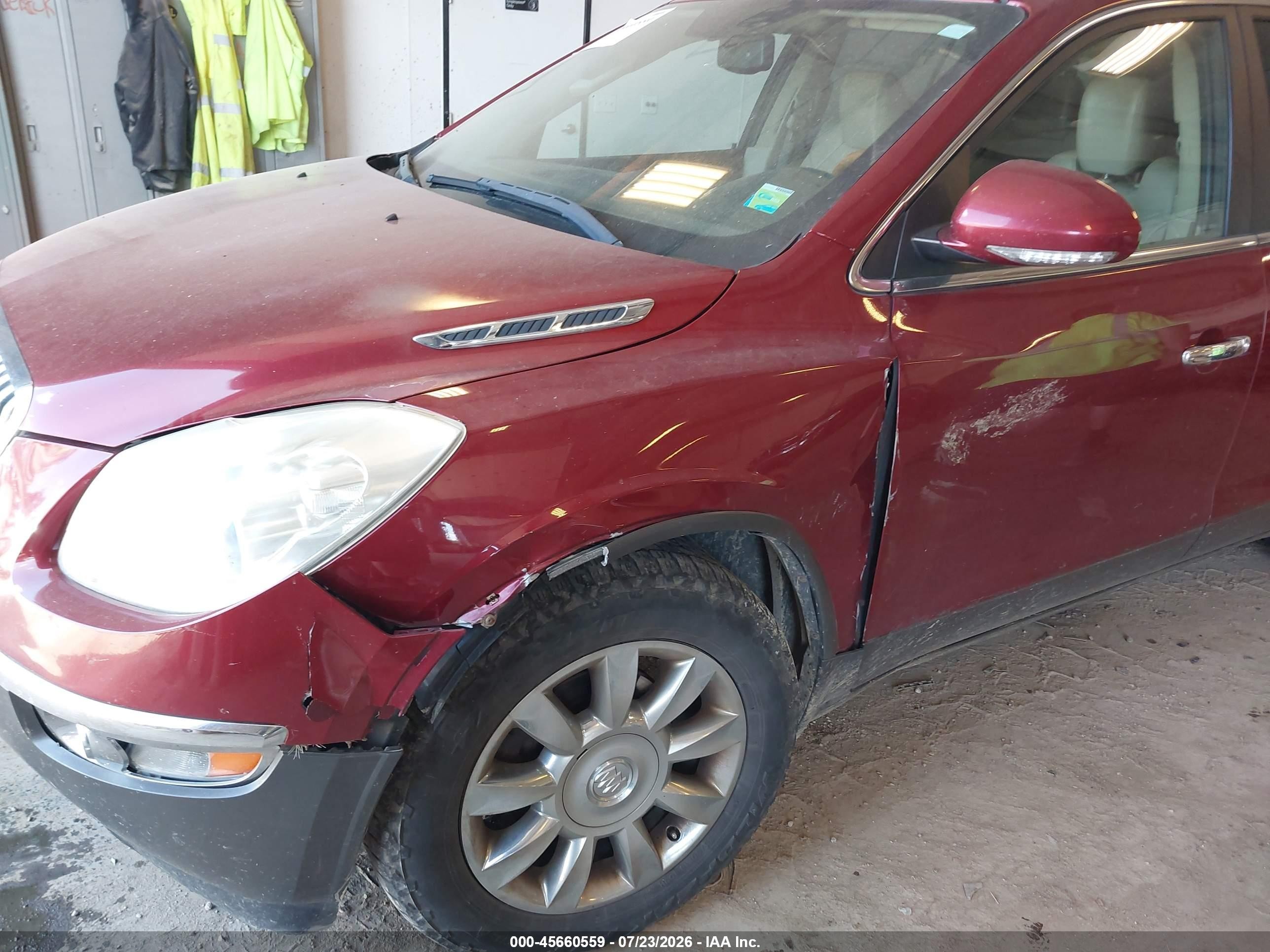 2011 Buick Enclave 1xl Burgundy vin: 5GAKVBED4BJ266430