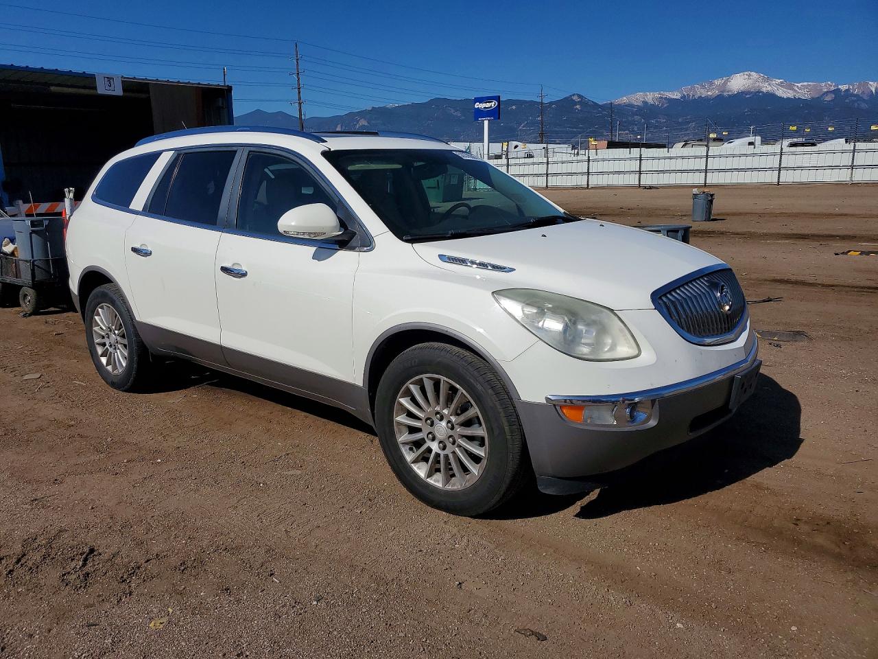 2011 Buick Enclave Cxl White vin: 5GAKVBED4BJ299654