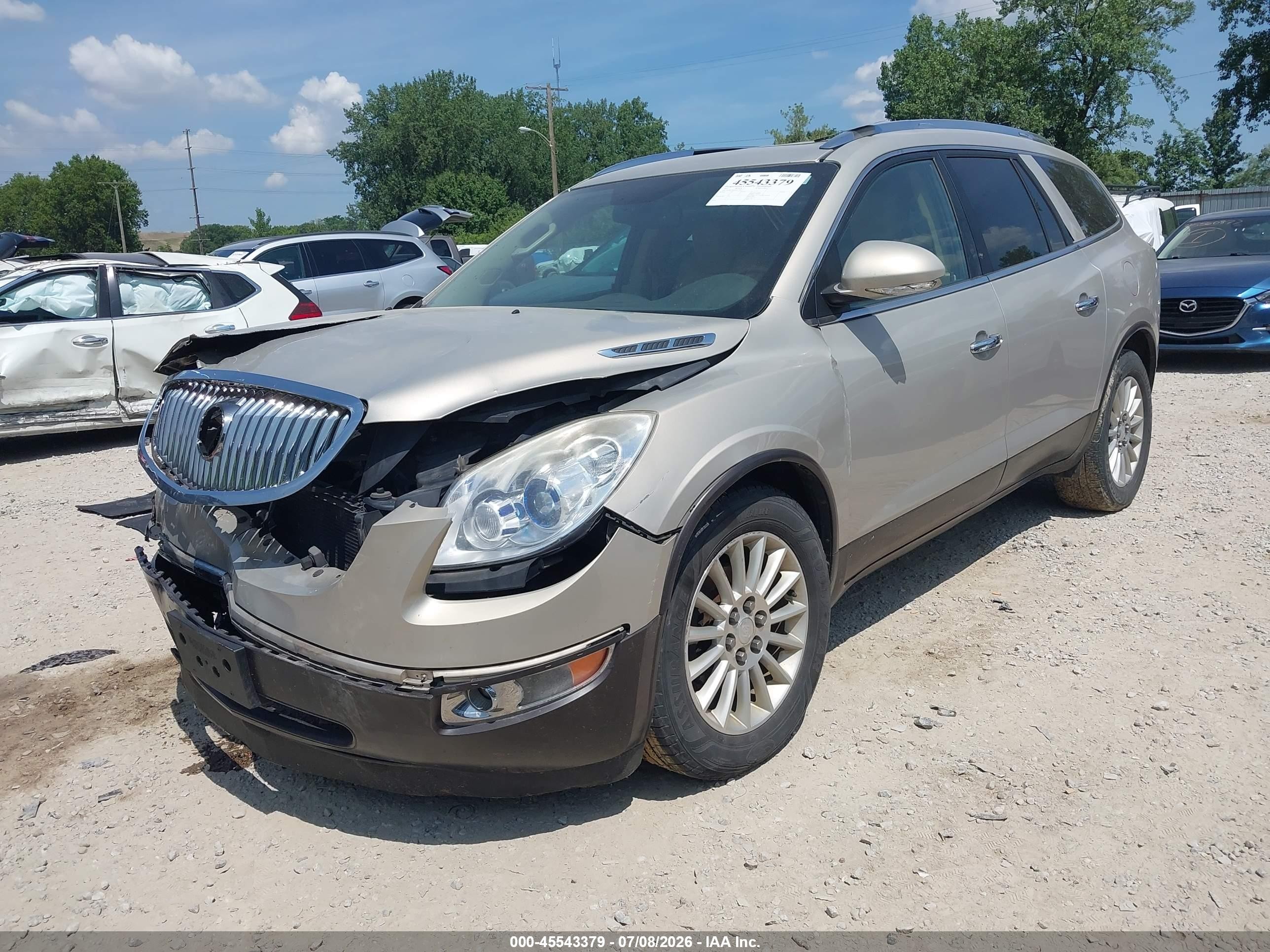 2011 Buick Enclave 1xl Желто-коричневый vin: 5GAKVBED6BJ134821