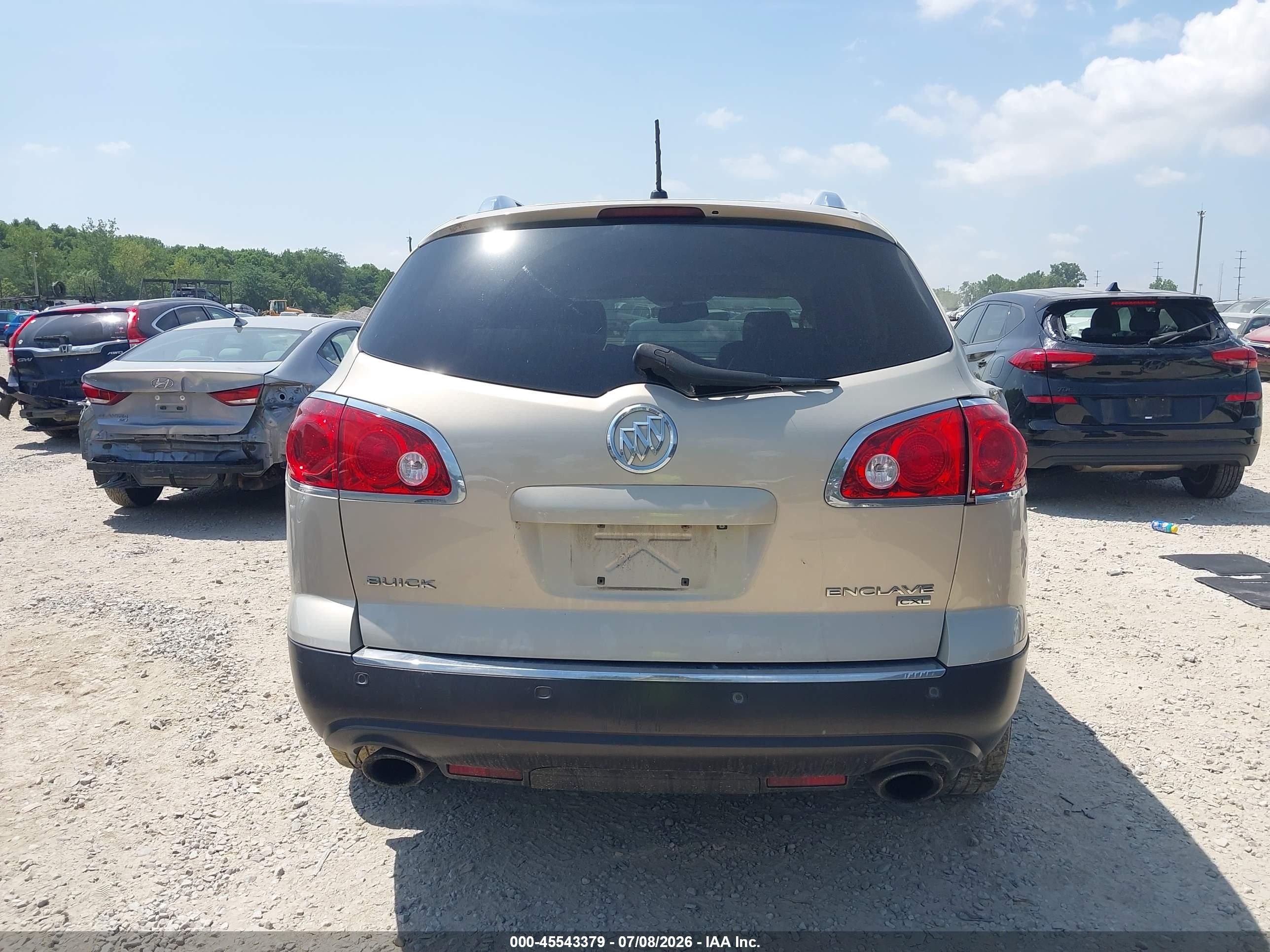 2011 Buick Enclave 1xl Желто-коричневый vin: 5GAKVBED6BJ134821
