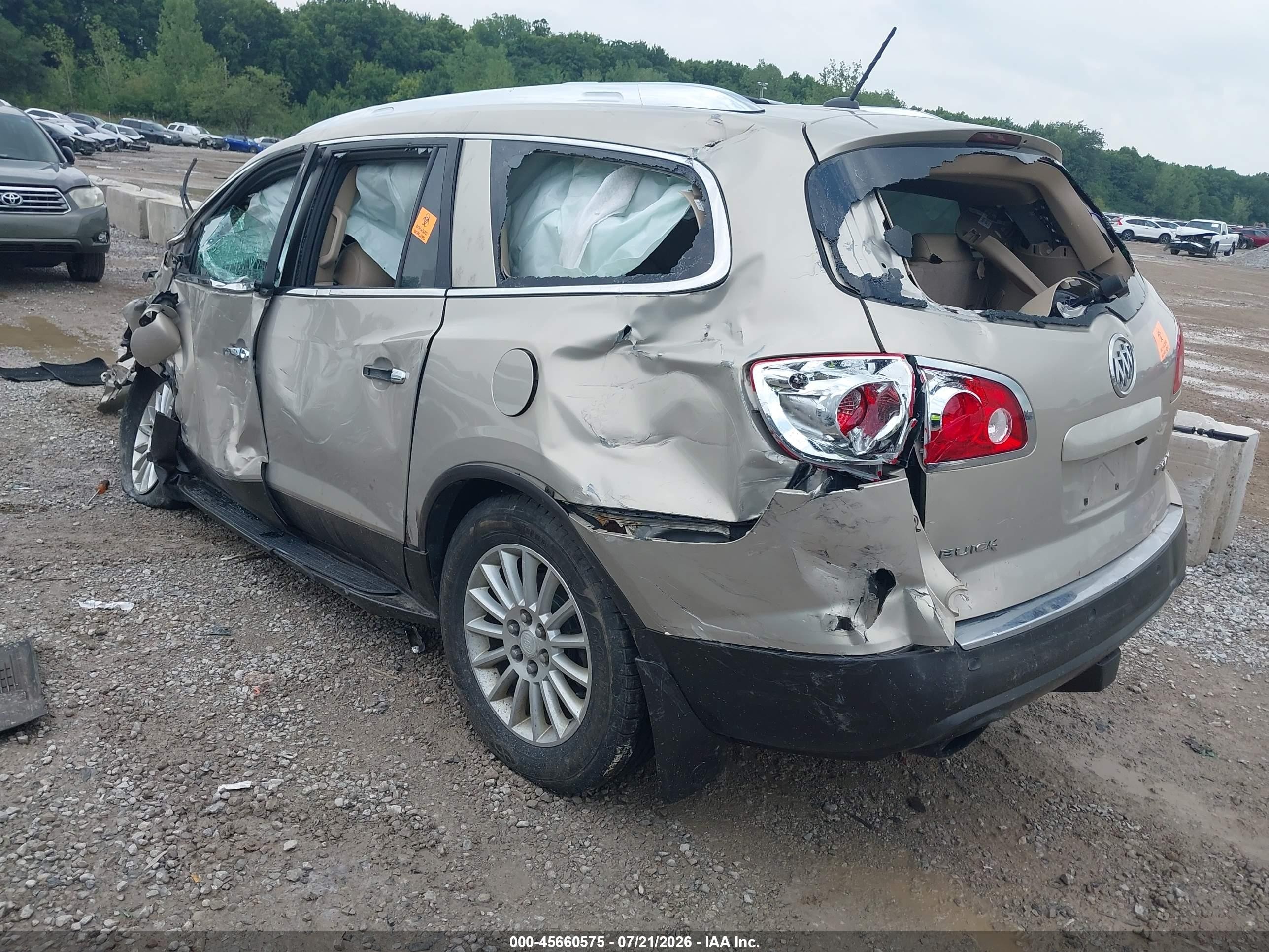 2011 Buick Enclave 1xl Gold vin: 5GAKVBED6BJ241660