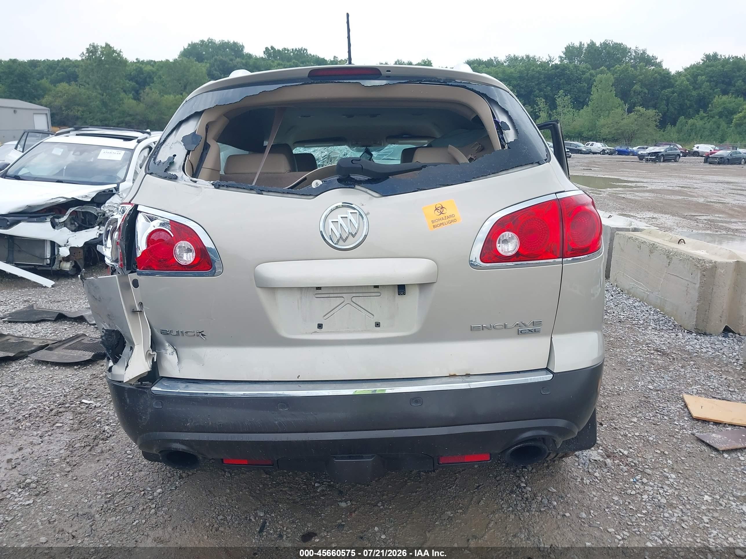 2011 Buick Enclave 1xl Gold vin: 5GAKVBED6BJ241660