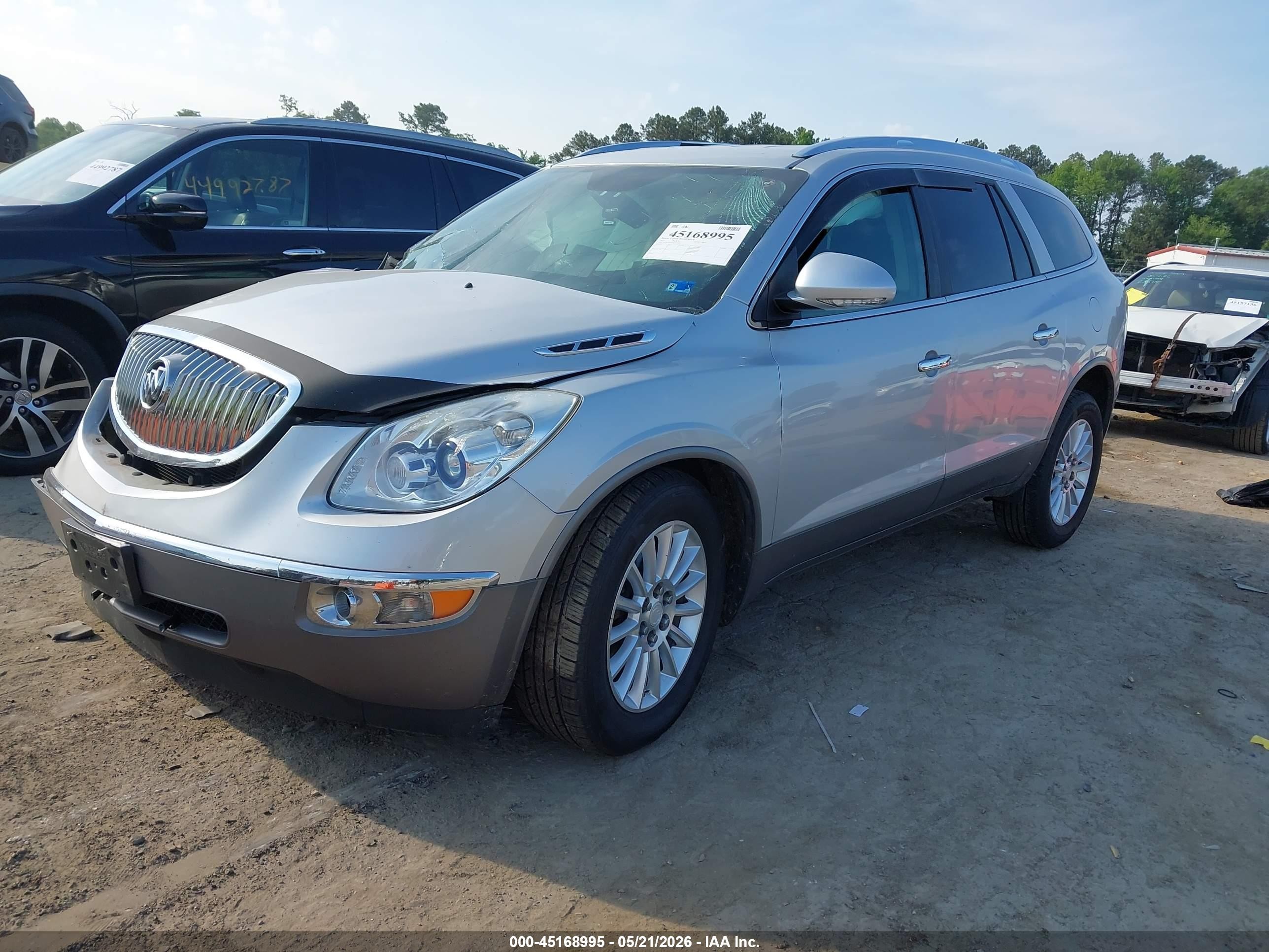 2012 Buick Enclave Convenience Silver vin: 5GAKVBED7CJ154495
