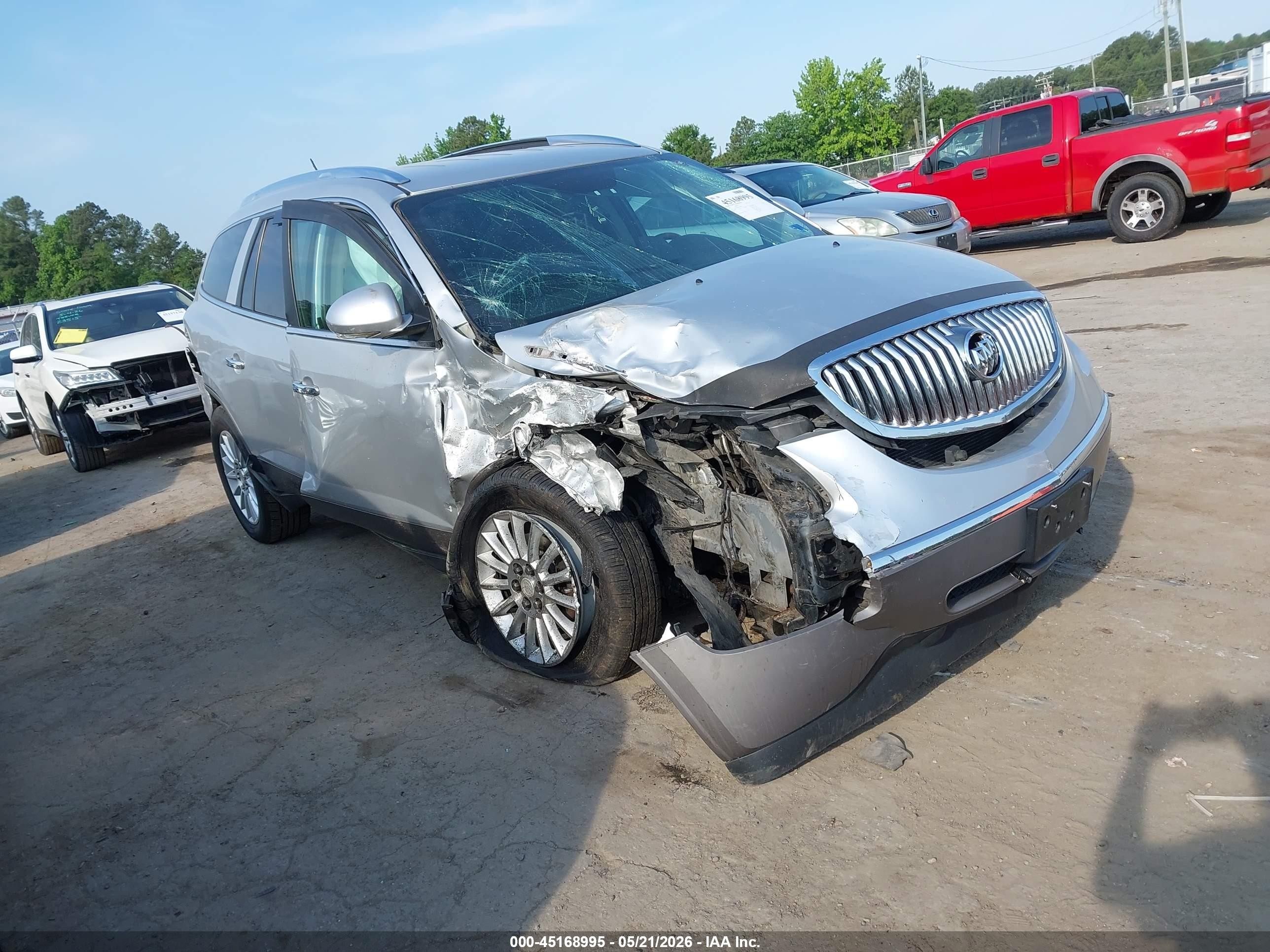 2012 Buick Enclave Convenience Silver vin: 5GAKVBED7CJ154495
