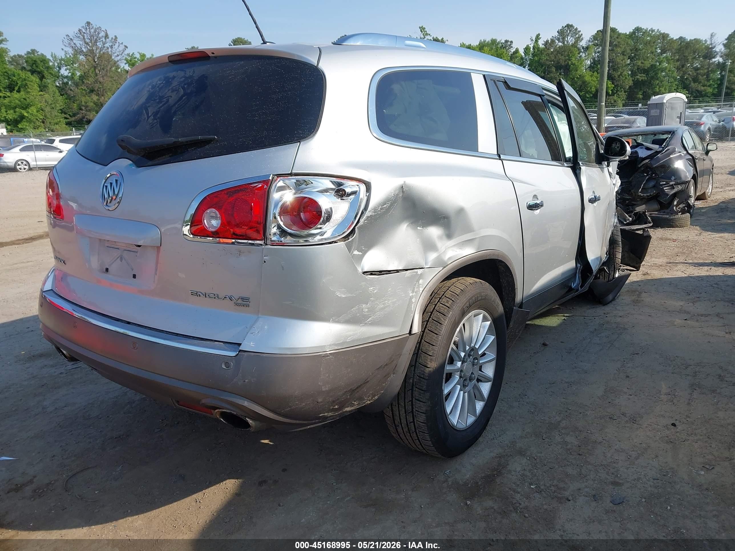 2012 Buick Enclave Convenience Silver vin: 5GAKVBED7CJ154495