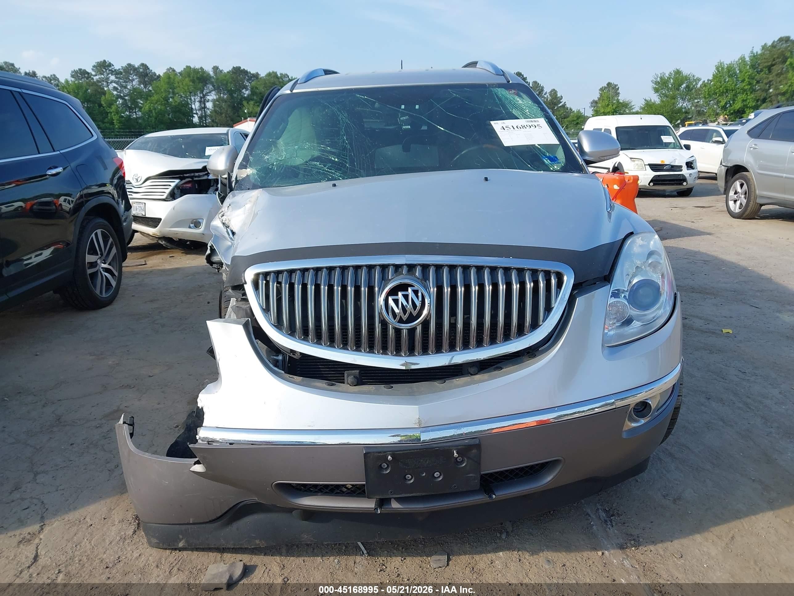 2012 Buick Enclave Convenience Silver vin: 5GAKVBED7CJ154495