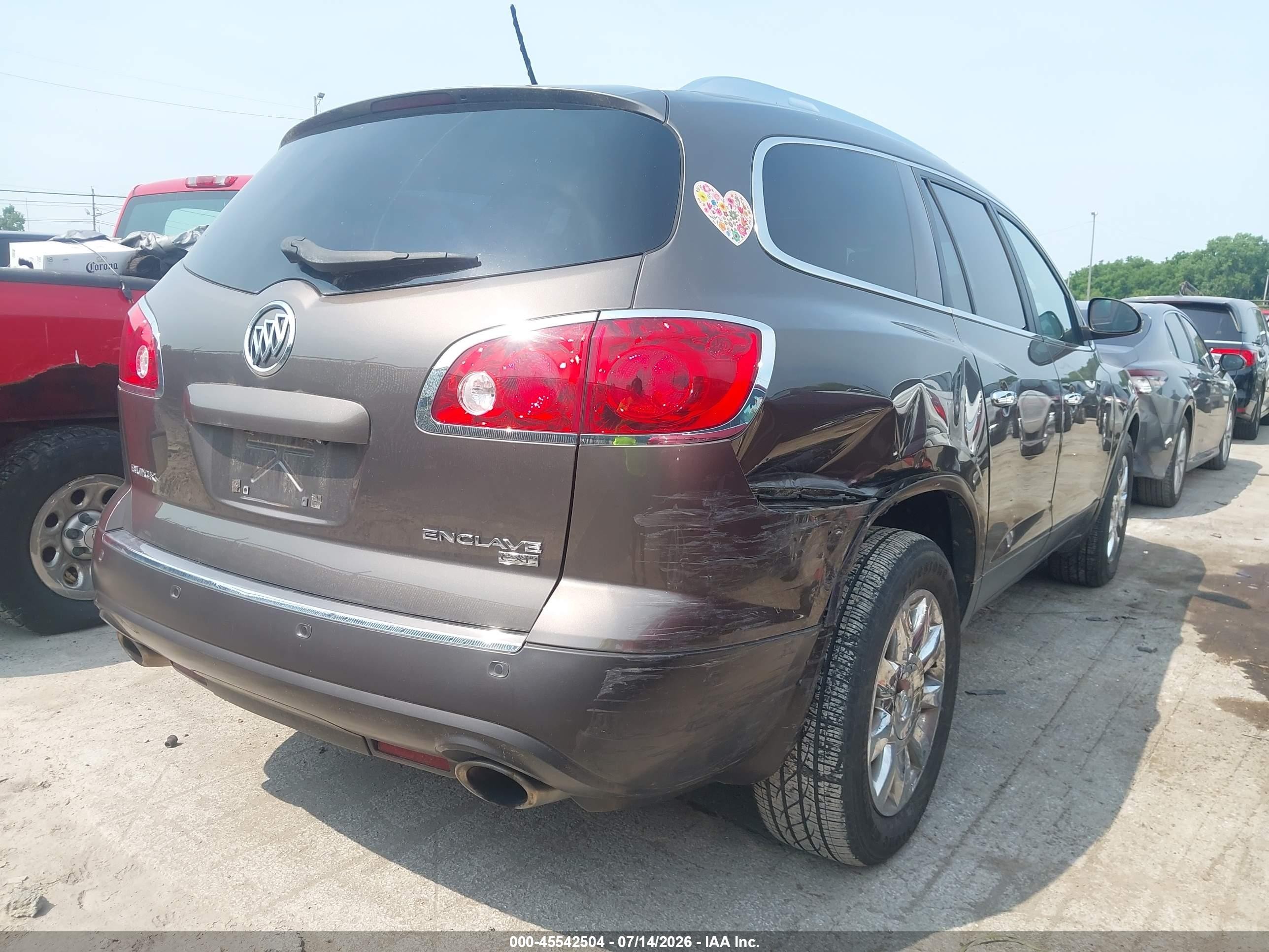 2011 Buick Enclave 1xl Коричневый vin: 5GAKVBED8BJ274997