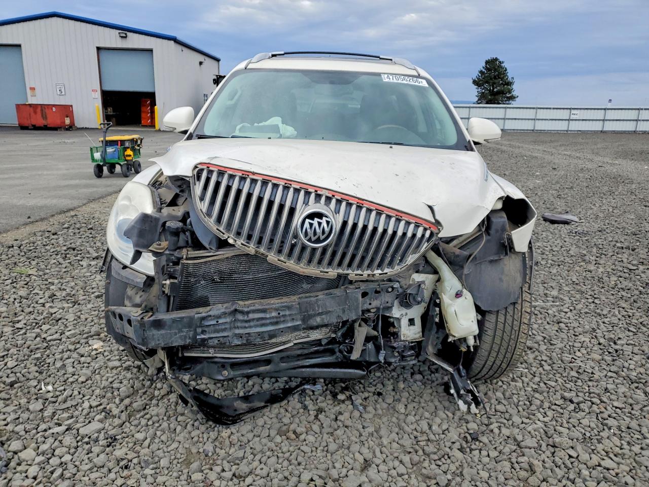 2011 Buick Enclave Cxl White vin: 5GAKVBED9BJ299780
