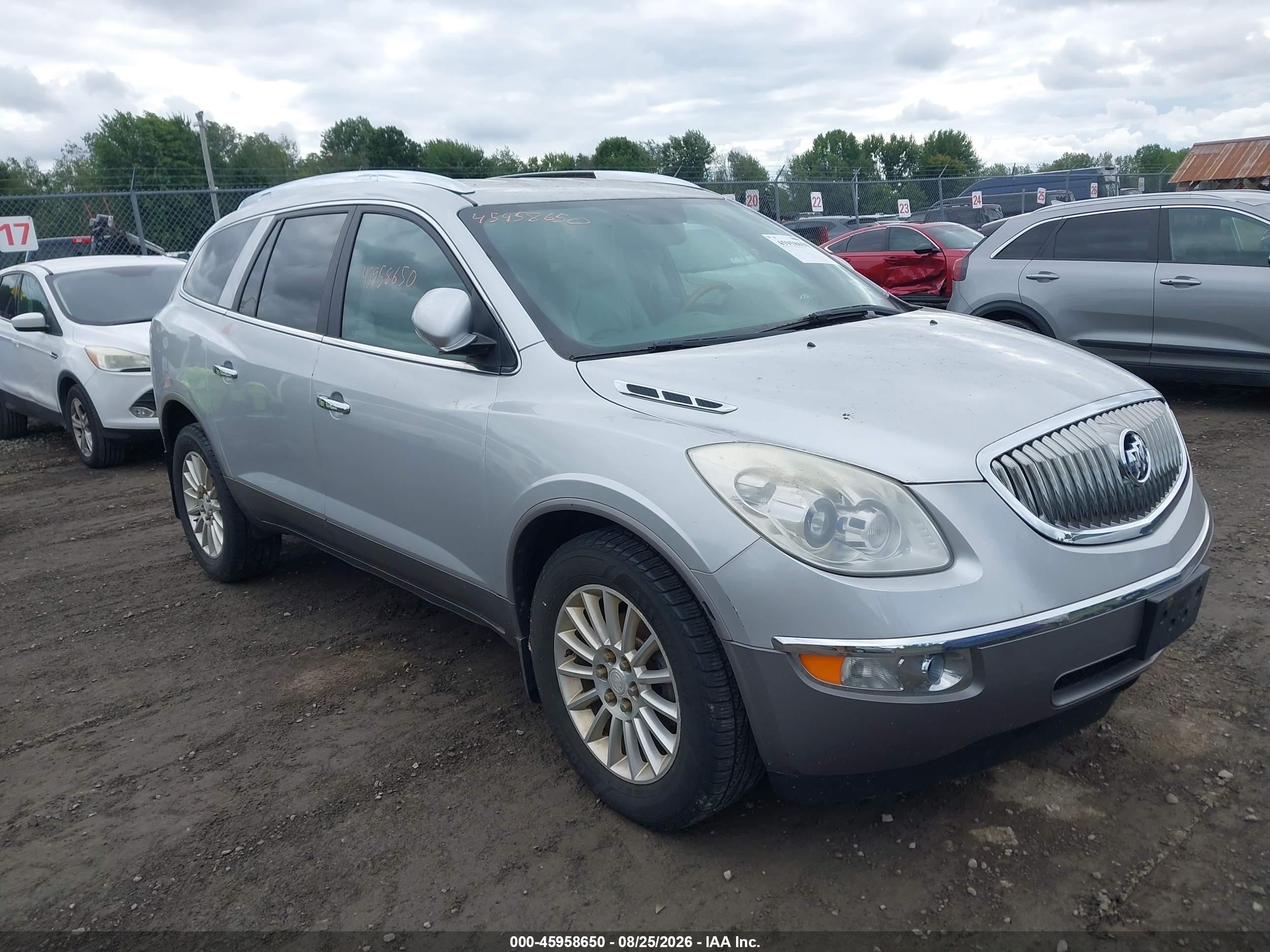 2011 Buick Enclave 1xl Silver vin: 5GAKVBED9BJ385638