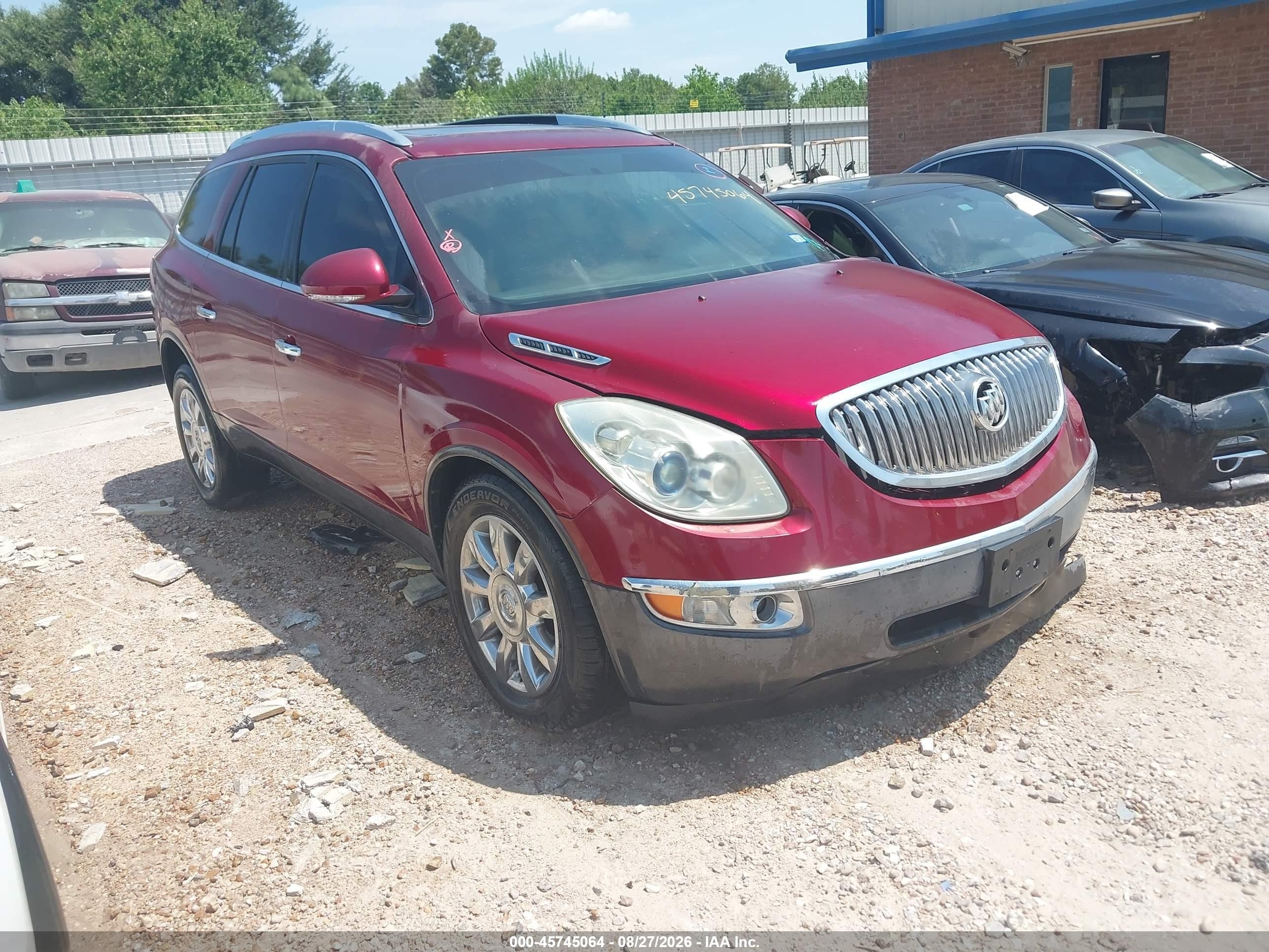 2011 Buick Enclave 1xl Maroon vin: 5GAKVBEDXBJ347478