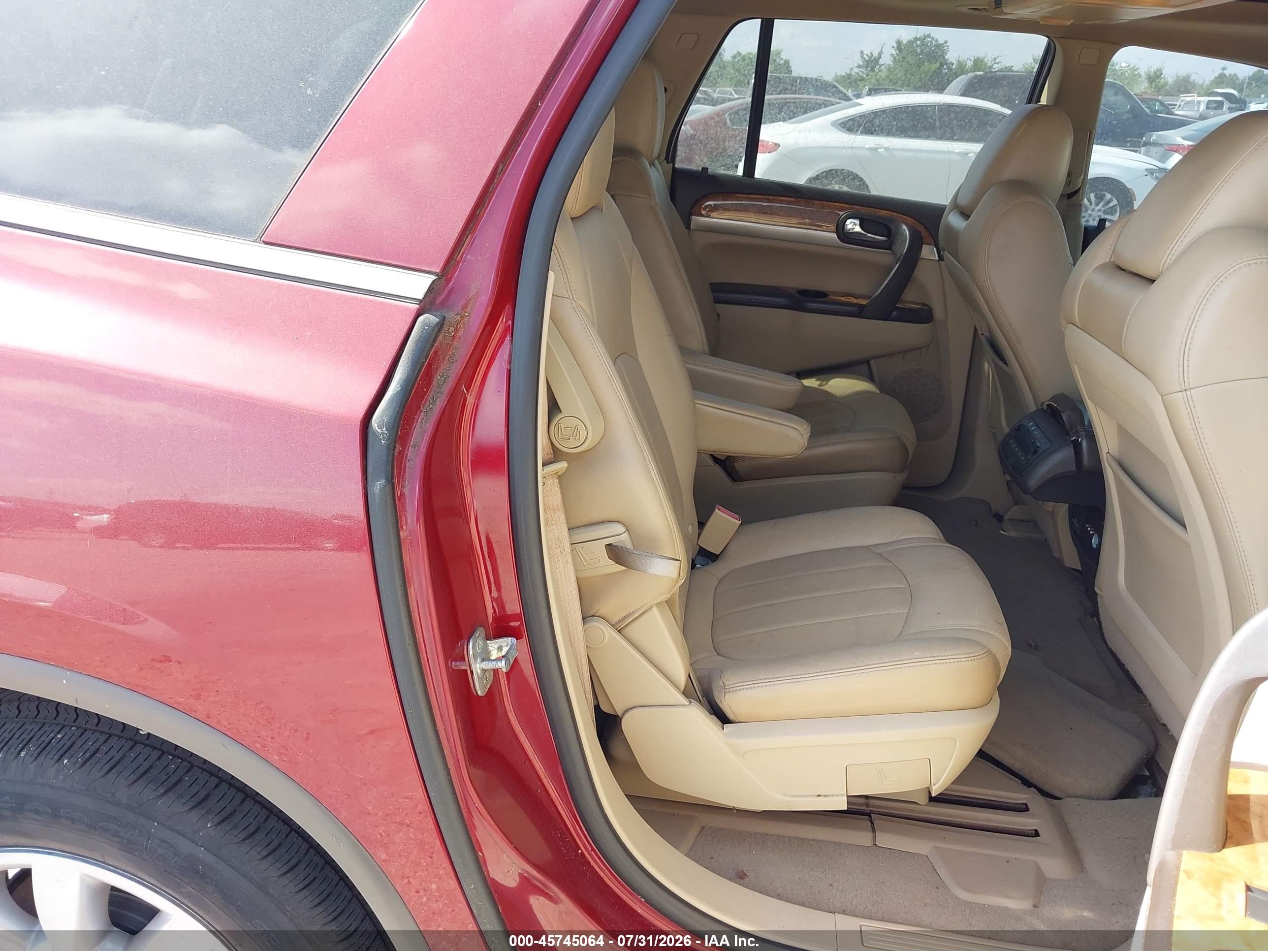 2011 Buick Enclave 1xl Maroon vin: 5GAKVBEDXBJ347478
