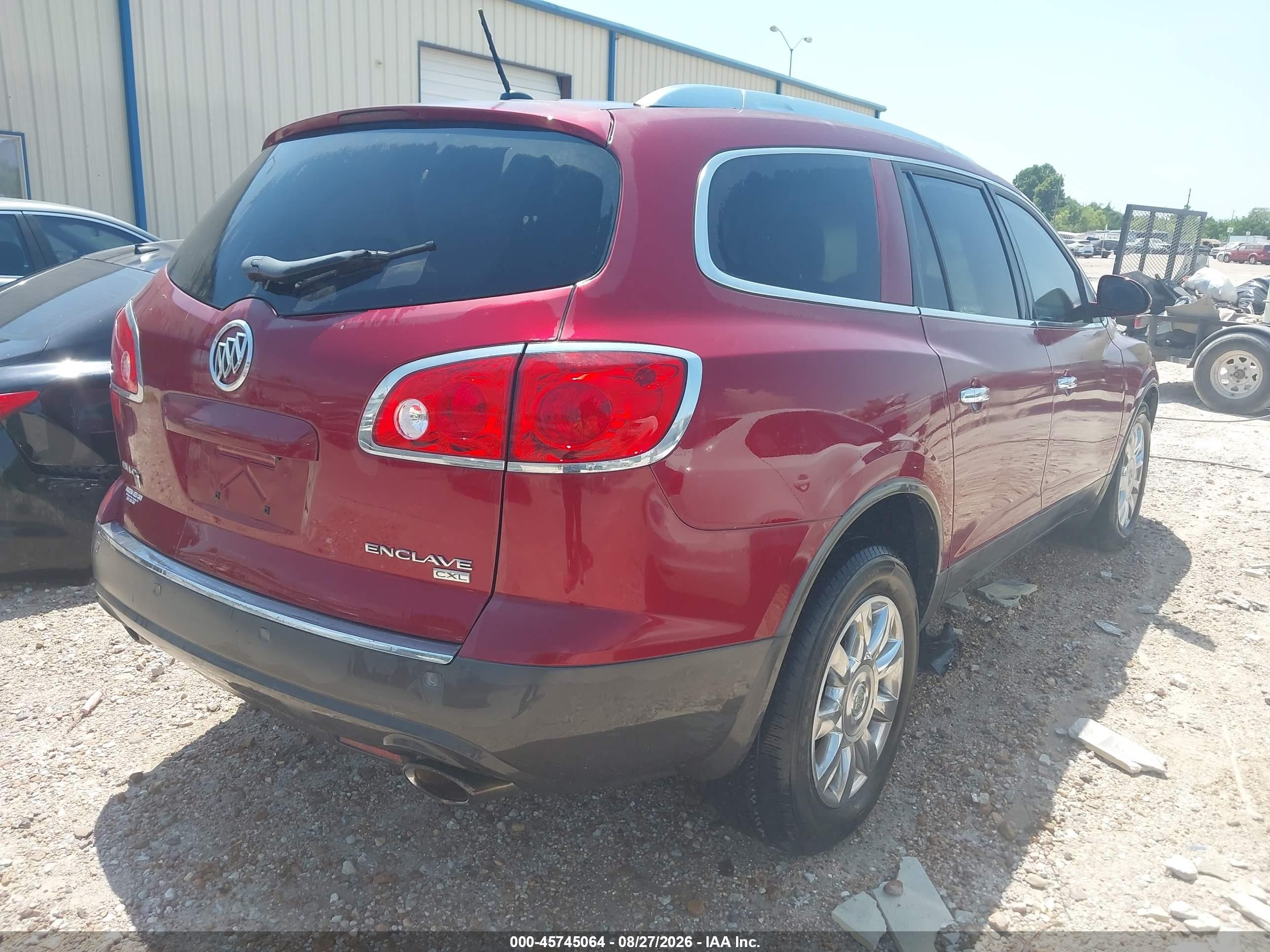 2011 Buick Enclave 1xl Maroon vin: 5GAKVBEDXBJ347478