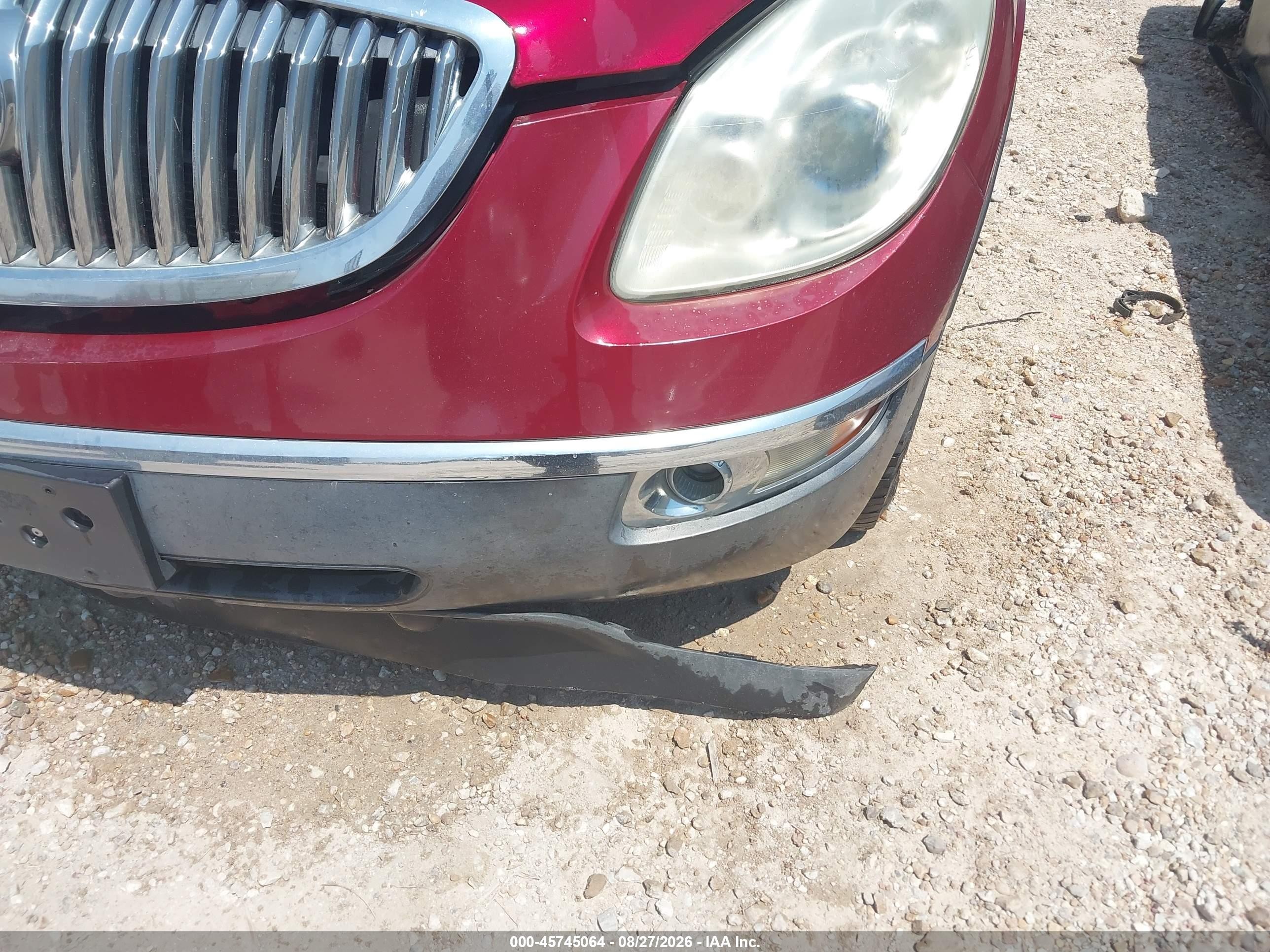 2011 Buick Enclave 1xl Maroon vin: 5GAKVBEDXBJ347478