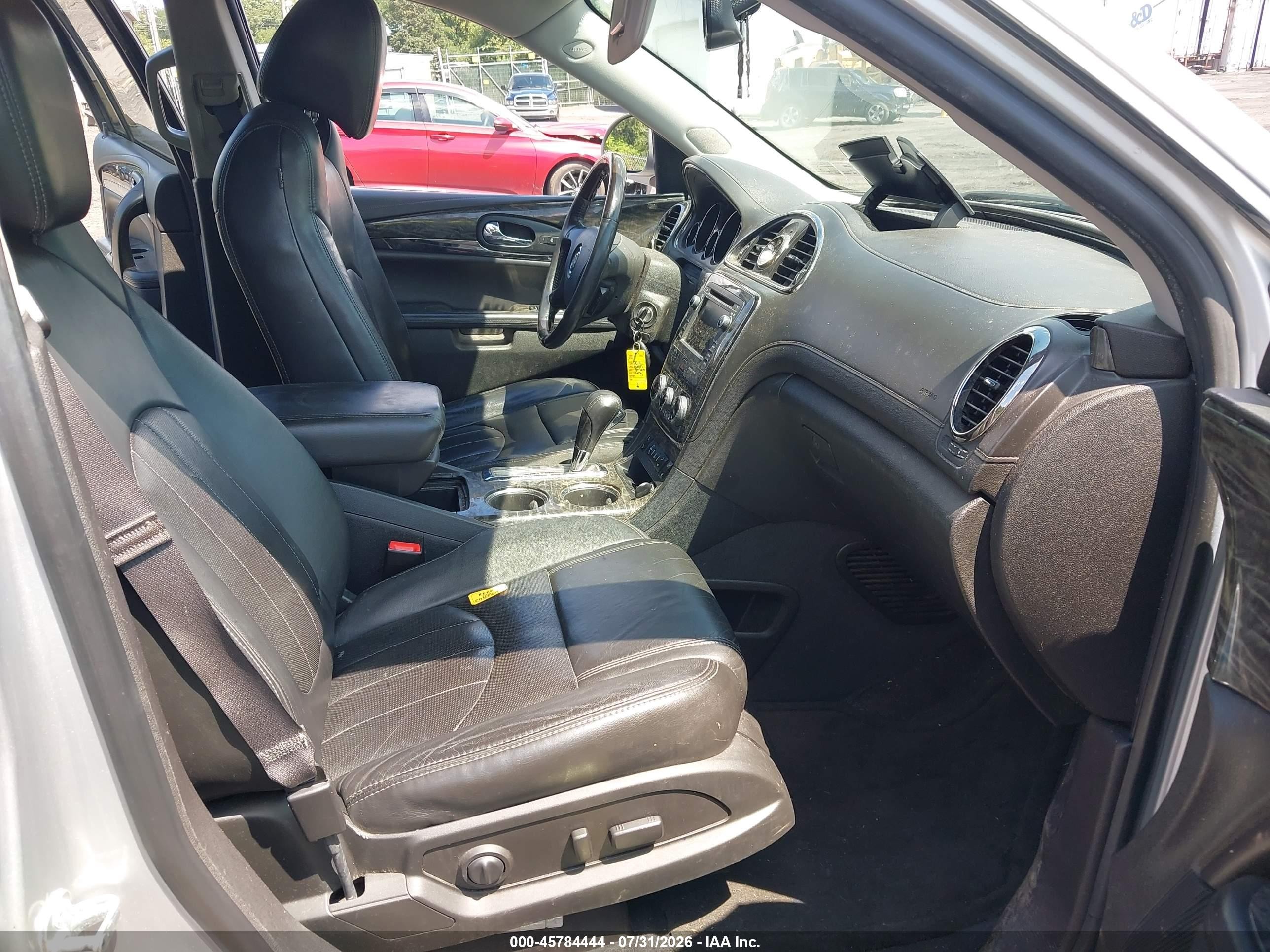 2014 Buick Enclave Leather Silver vin: 5GAKVBKD0EJ111771