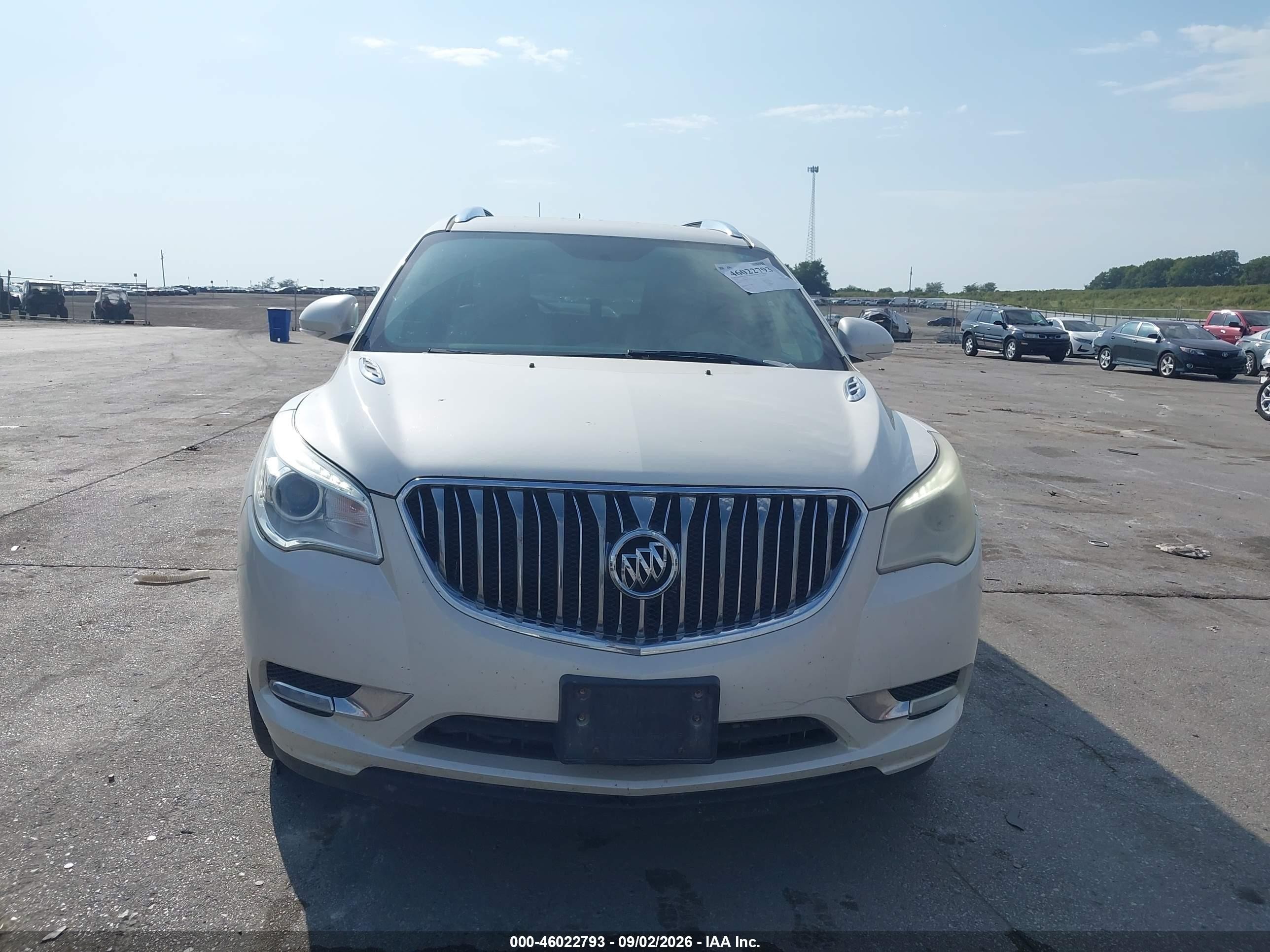 2014 Buick Enclave Leather White vin: 5GAKVBKD0EJ239198